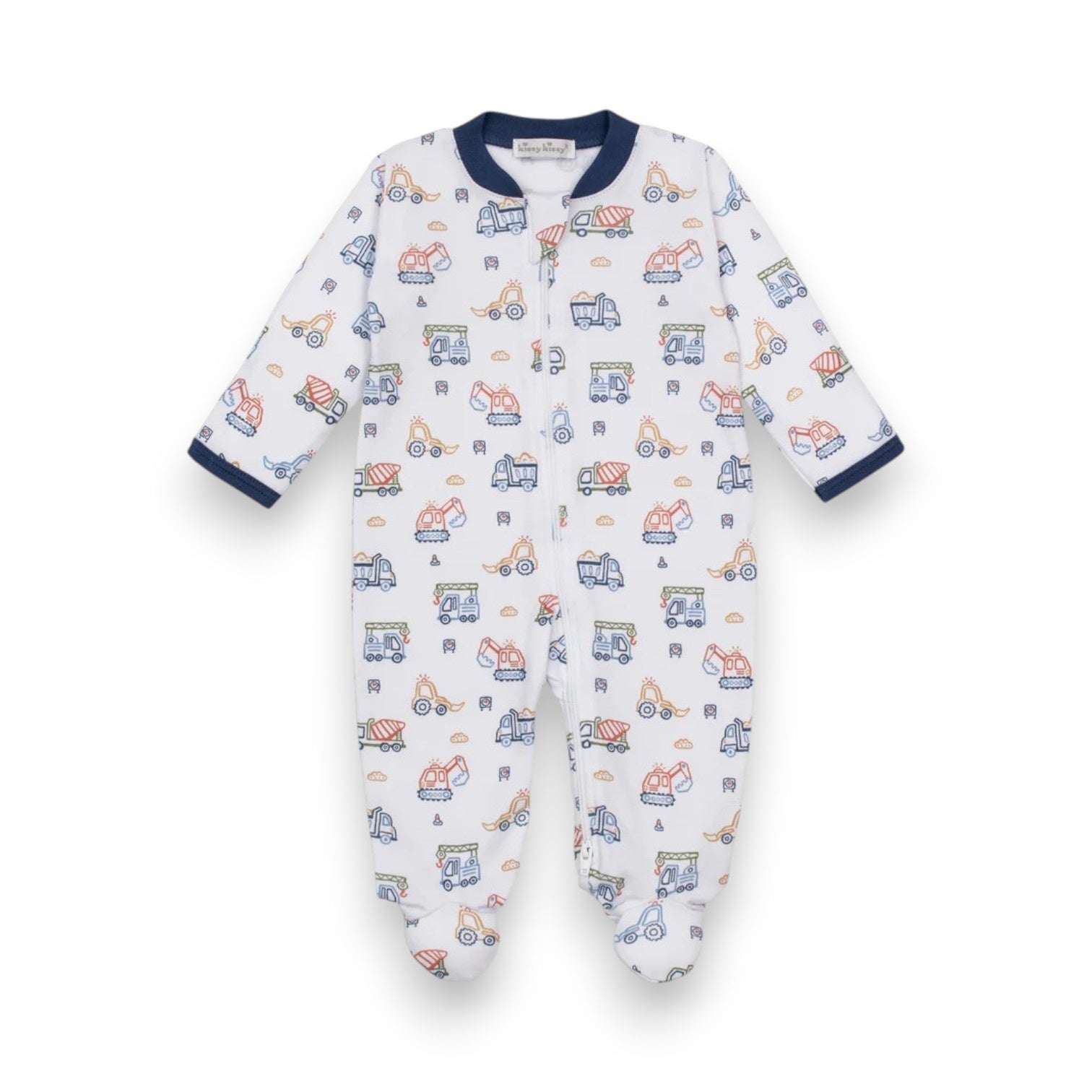 Kissy Kissy Construction Demo Footie W/Zip PRT KBQ14341N-K999 5305