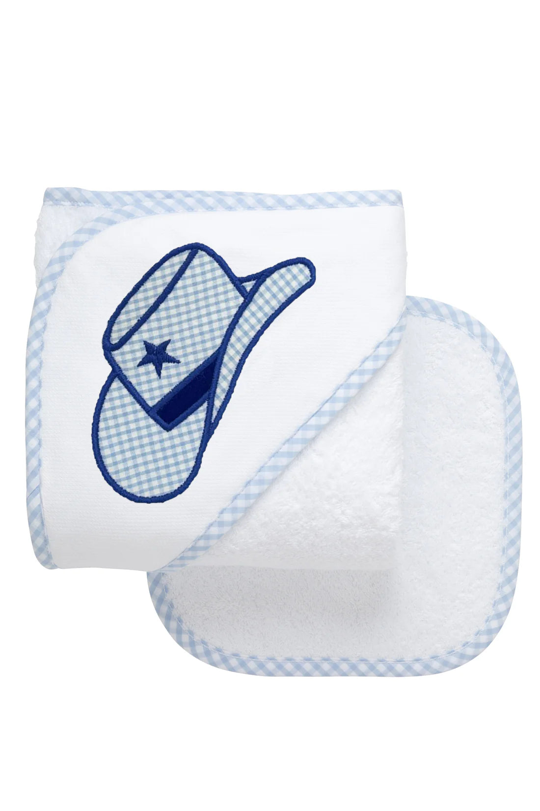 3 Marthas applique hooded towel set NEW