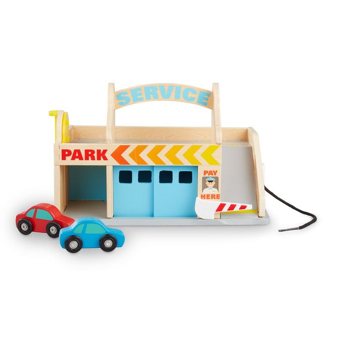 Melissa & Doug service station garage