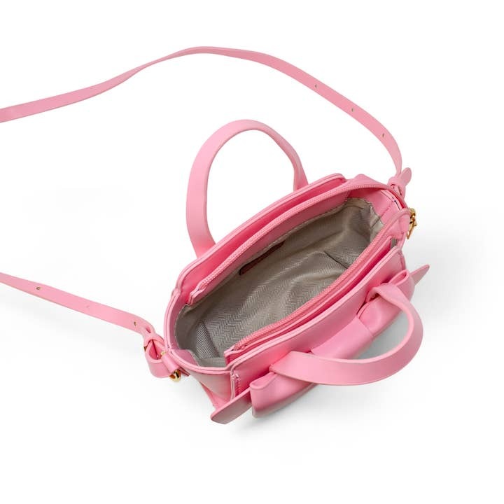 Tiny Treats Big Bow Baguette Handbag - Pink