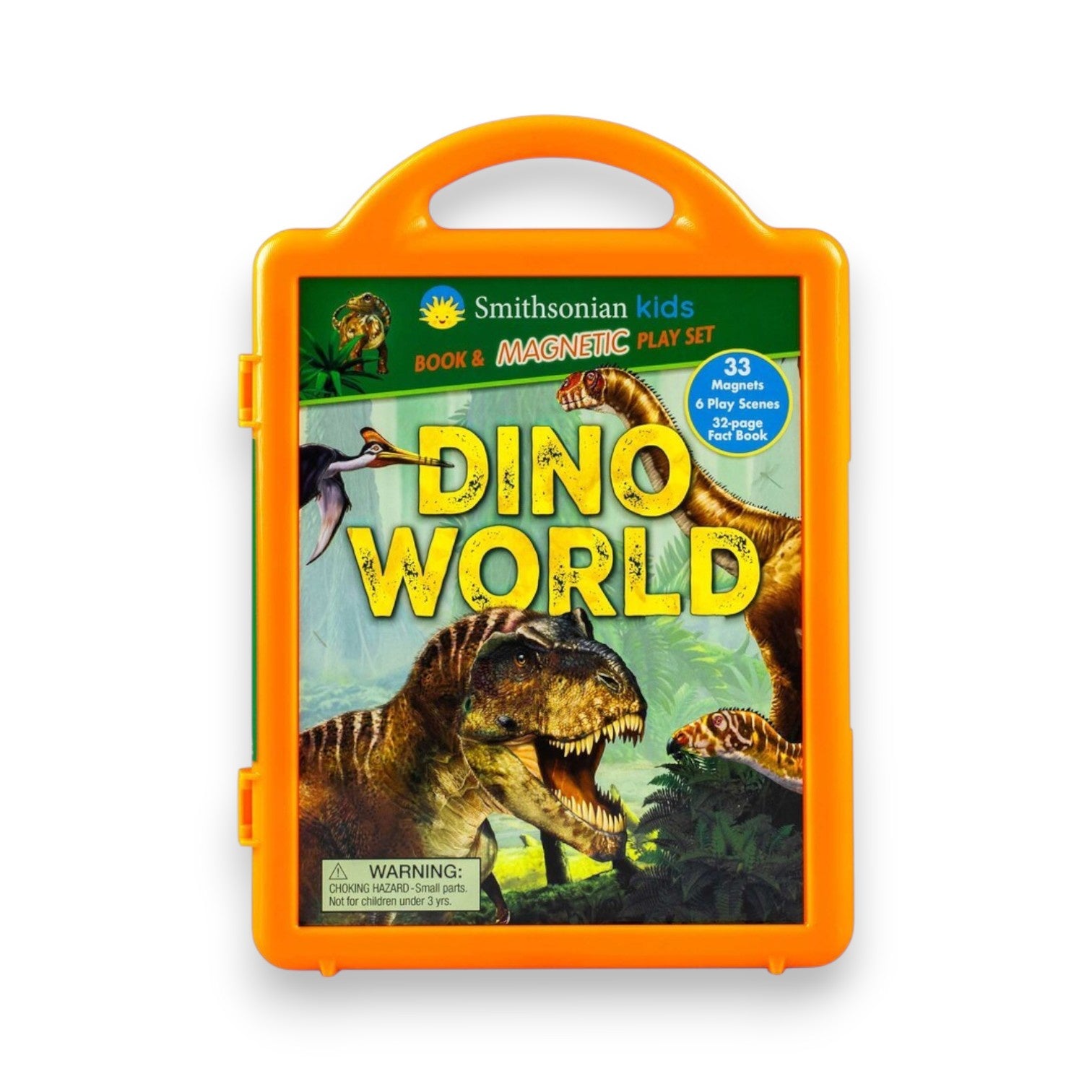 Simon & Schuster Dino World Magnetic Playset