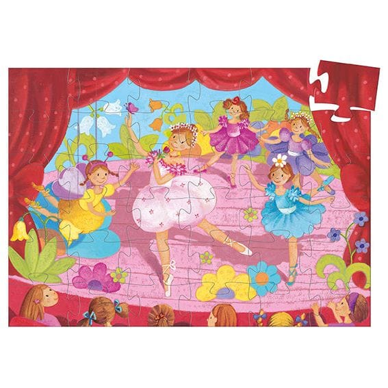 Djeco Ballerina with flower puzzle