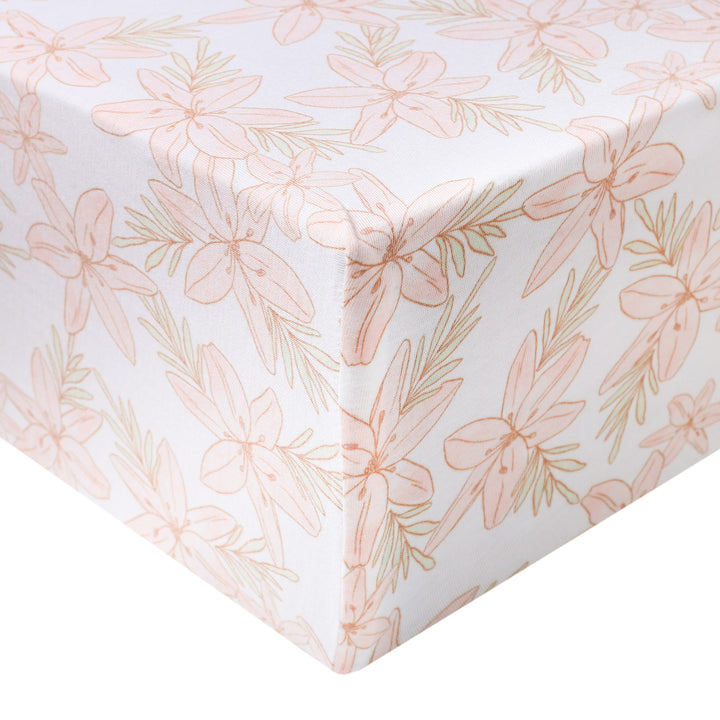 Copper Pearl Premium Knit Crib Sheet