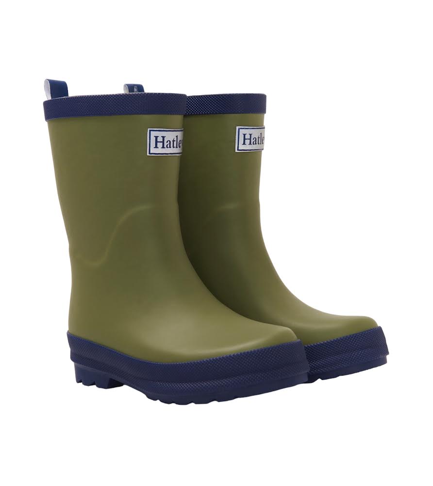 Hatley Forest Green Matte Rain Boots F22LGK1367 5007