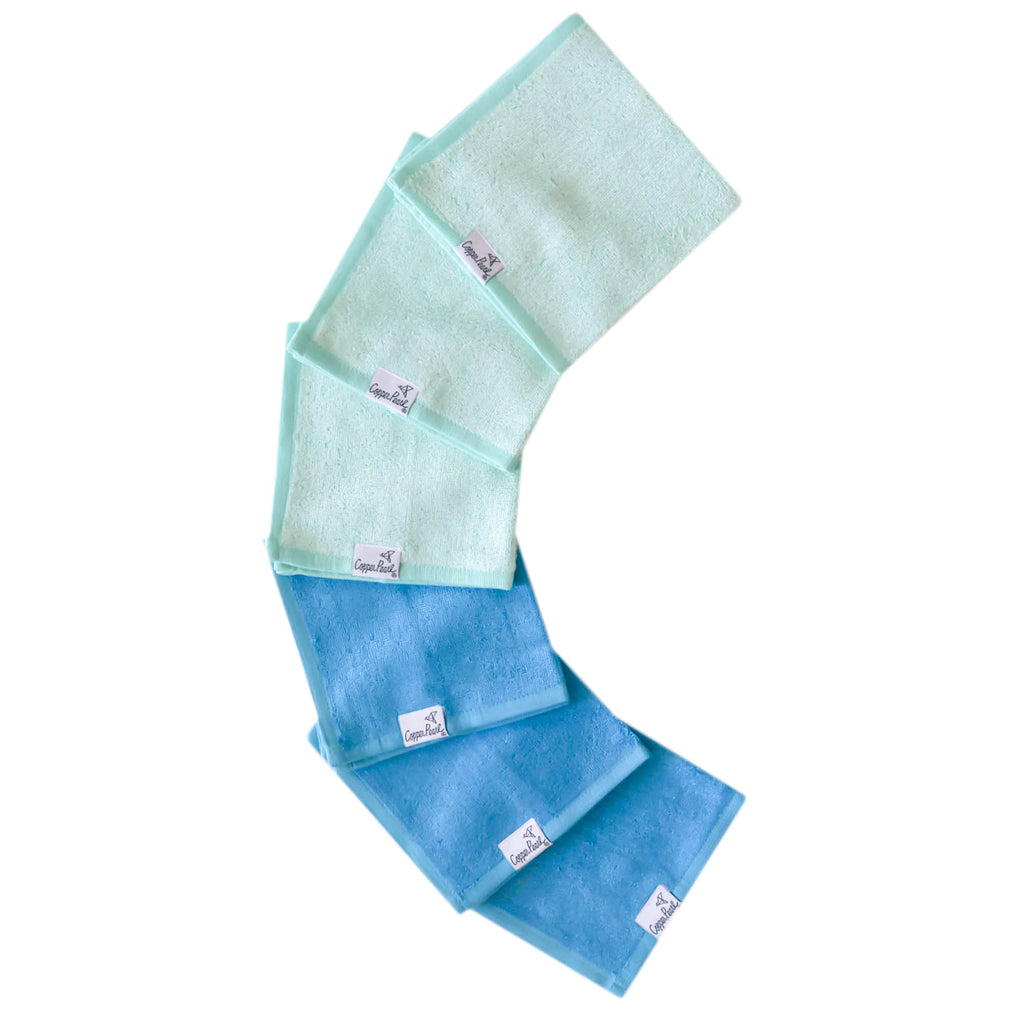 Copper Pearl 6 Pack Washcloths