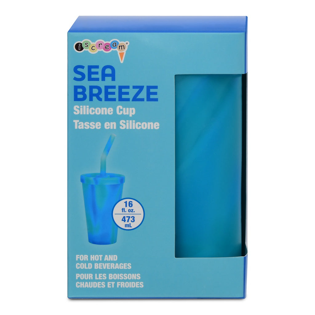 Iscream Sea Breeze Silicone Cup & Straw