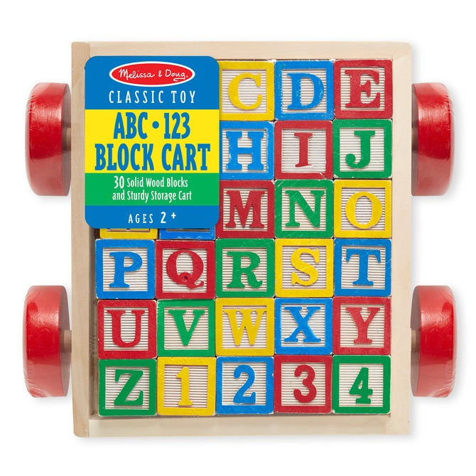 Melissa & Doug ABC-123 block cart