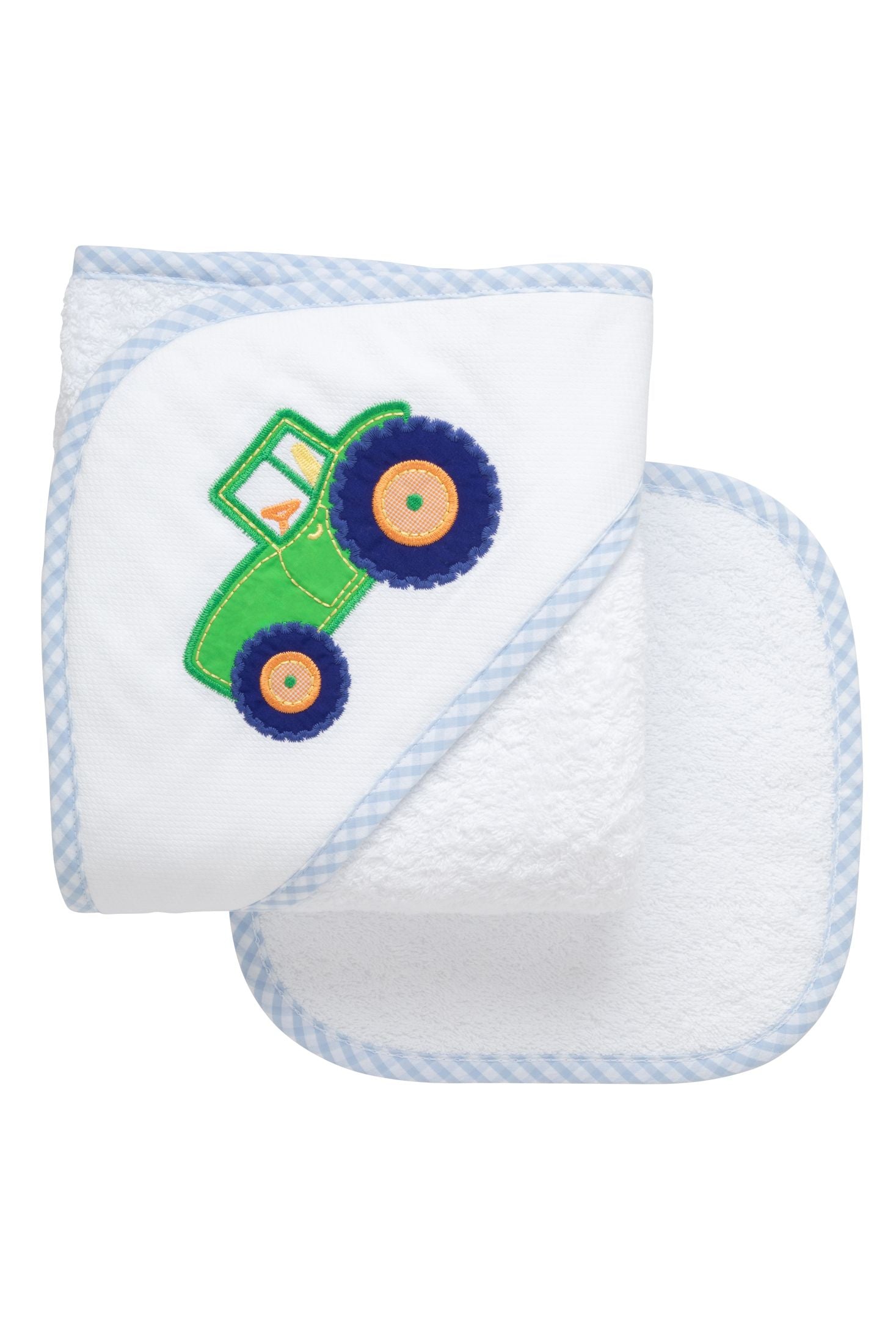 3 Marthas applique hooded towel set NEW