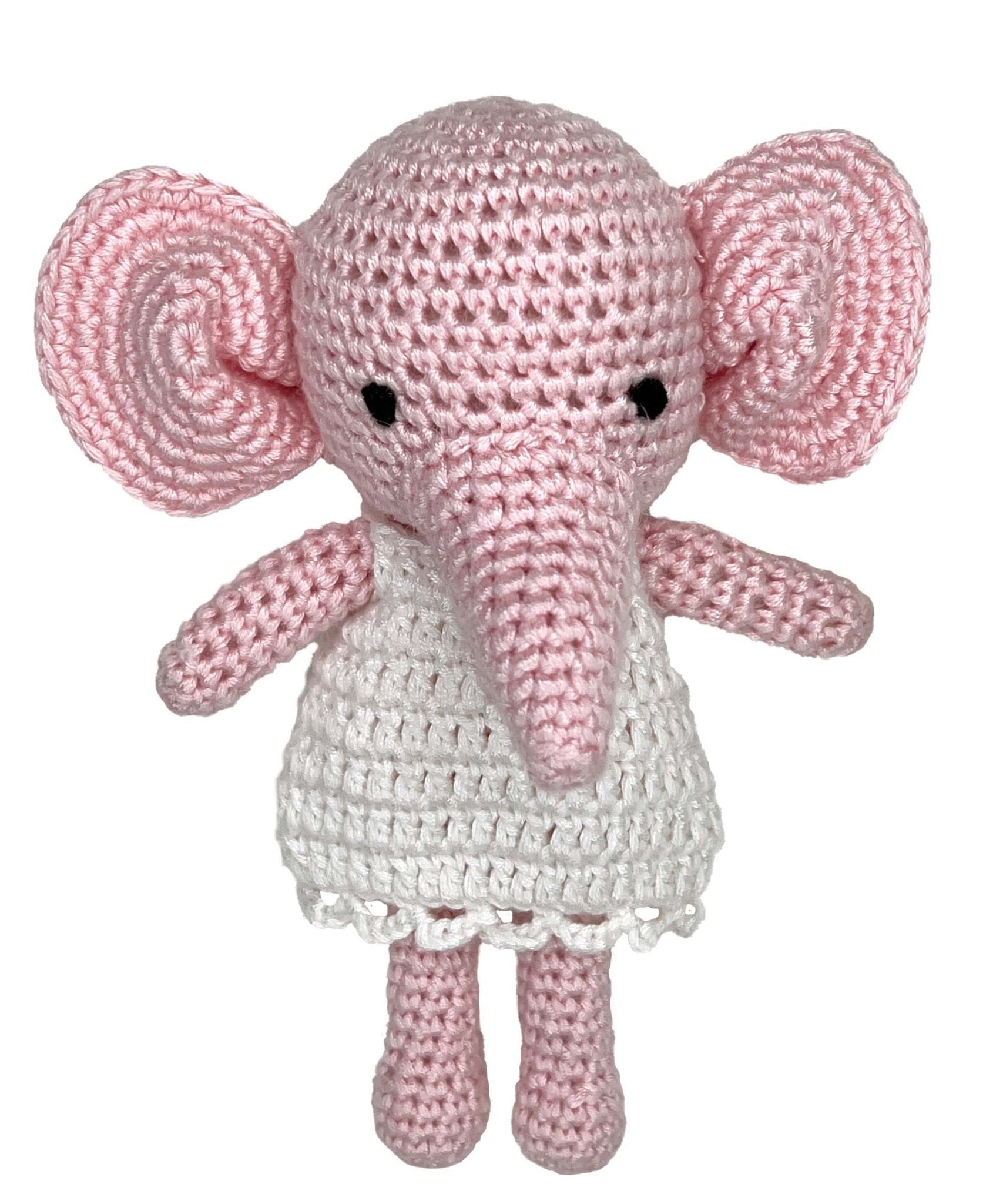 Zubels Bamboo Crochet Rattle