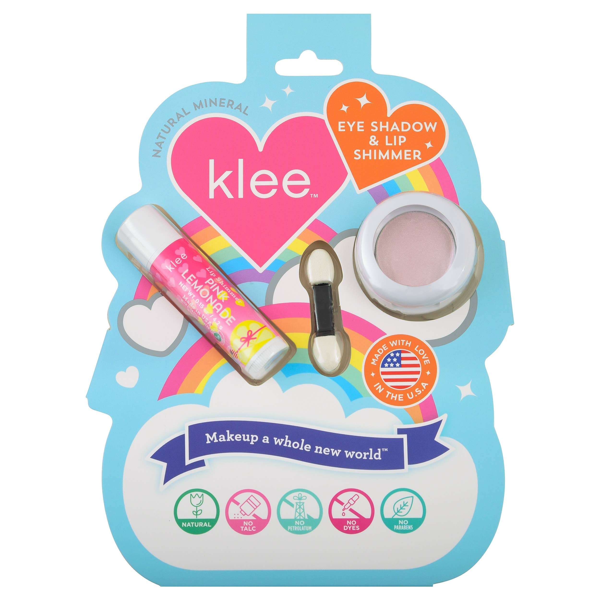 Klee Eye Shadow and Lip Shimmer Set