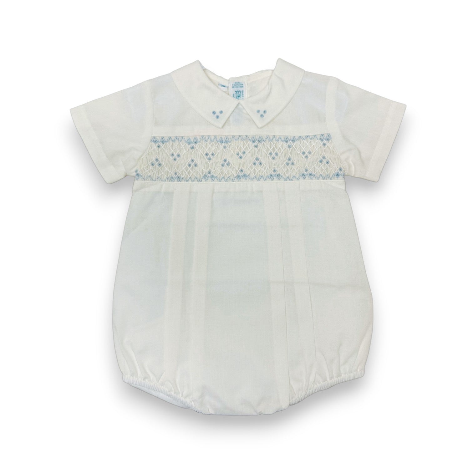 Feltman Brothers Boys Heritage Bleu Romper Ivory 23999 5304