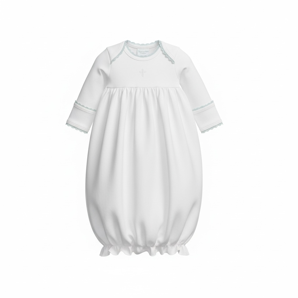 Squiggles Mini Cross Lap Shoulder Gown 5302