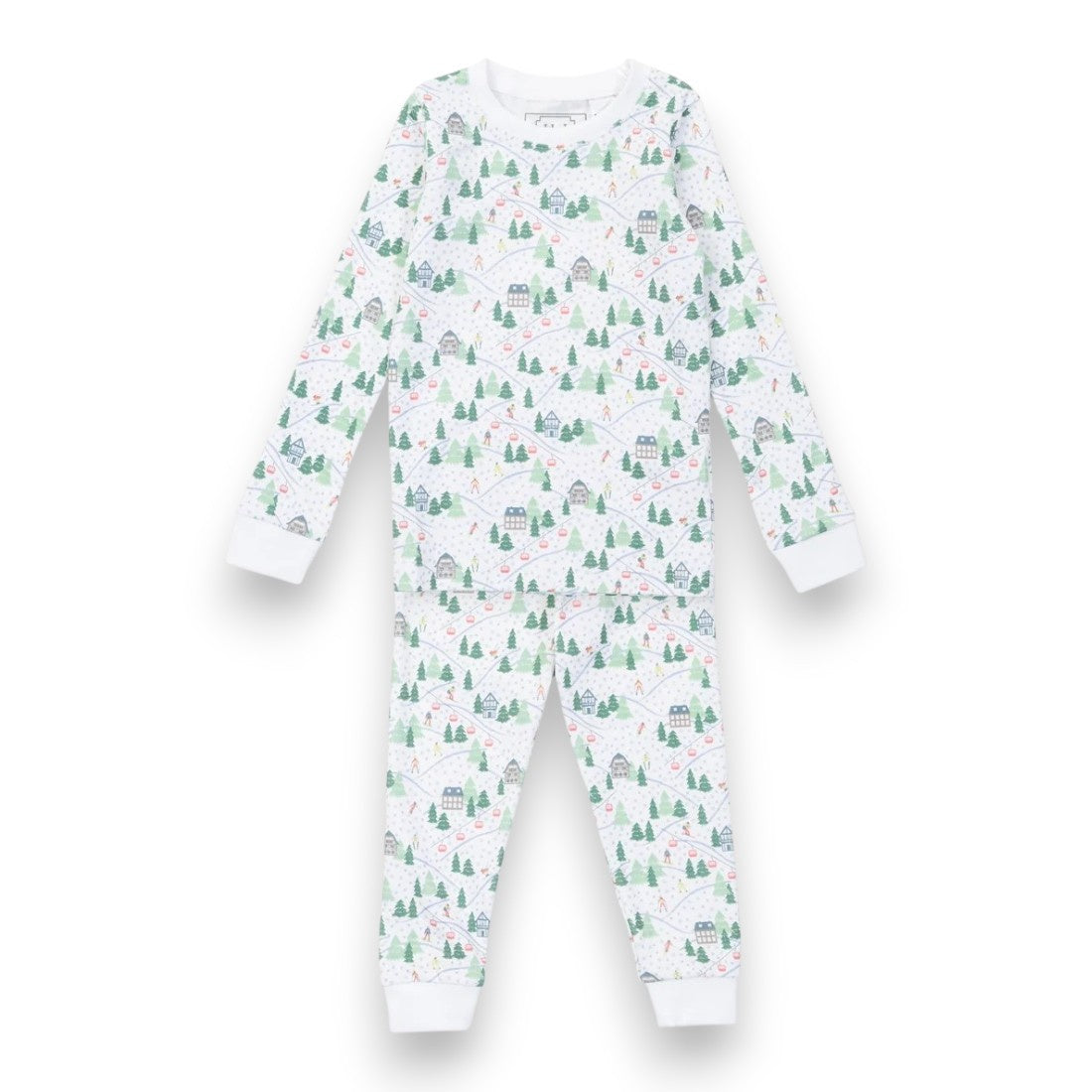 Lila & Hayes Grayson Pajama Pant set Ski Village Size 8 5309