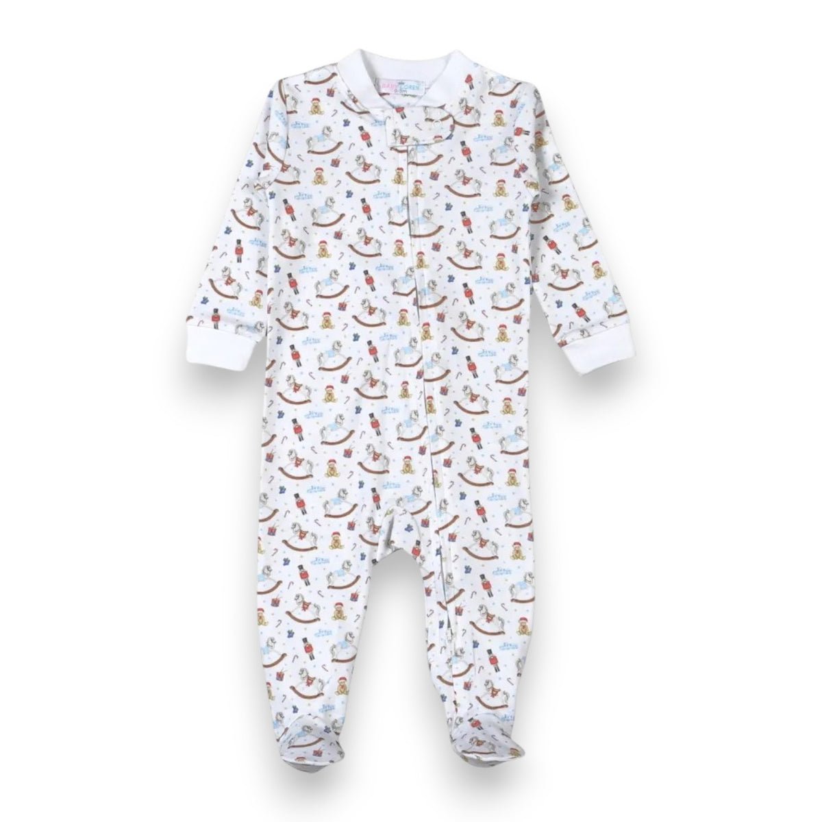 Baby Loren The Tiny Nutcracker Pima Zipper Footie TNC-014 5309