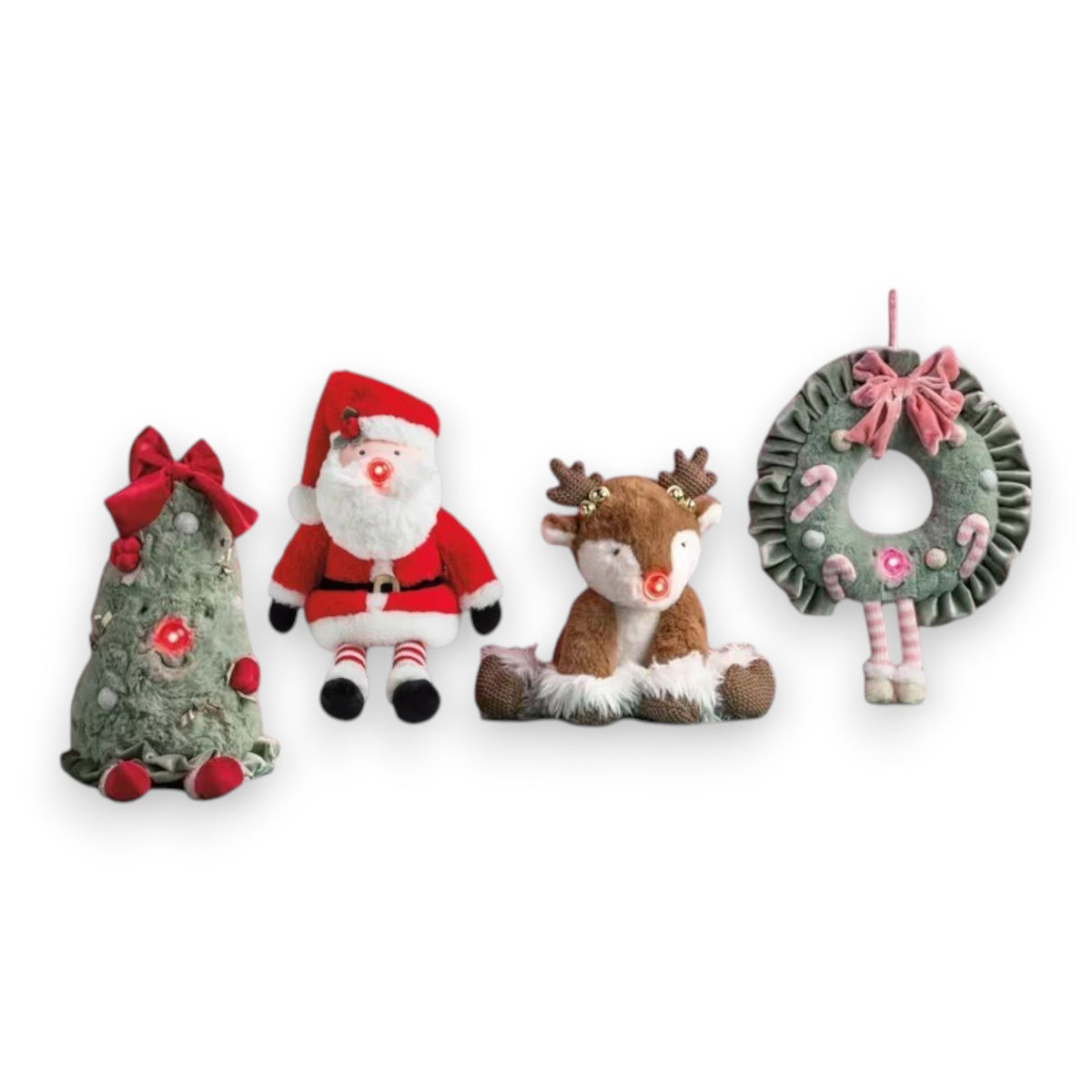Mud Pie light up Christmas plush