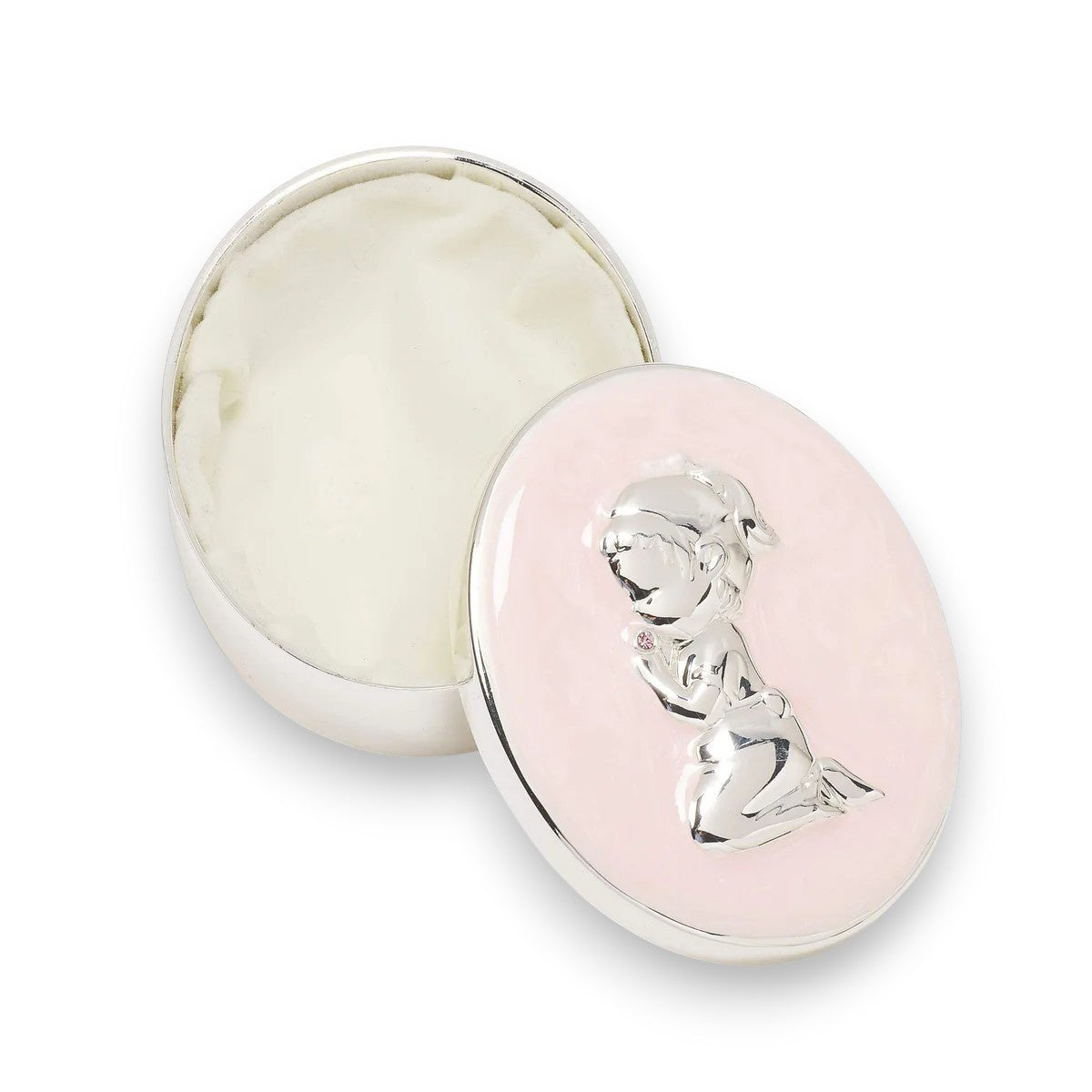 Roman 2.25"H Pink Girl Keepsake Box #12430
