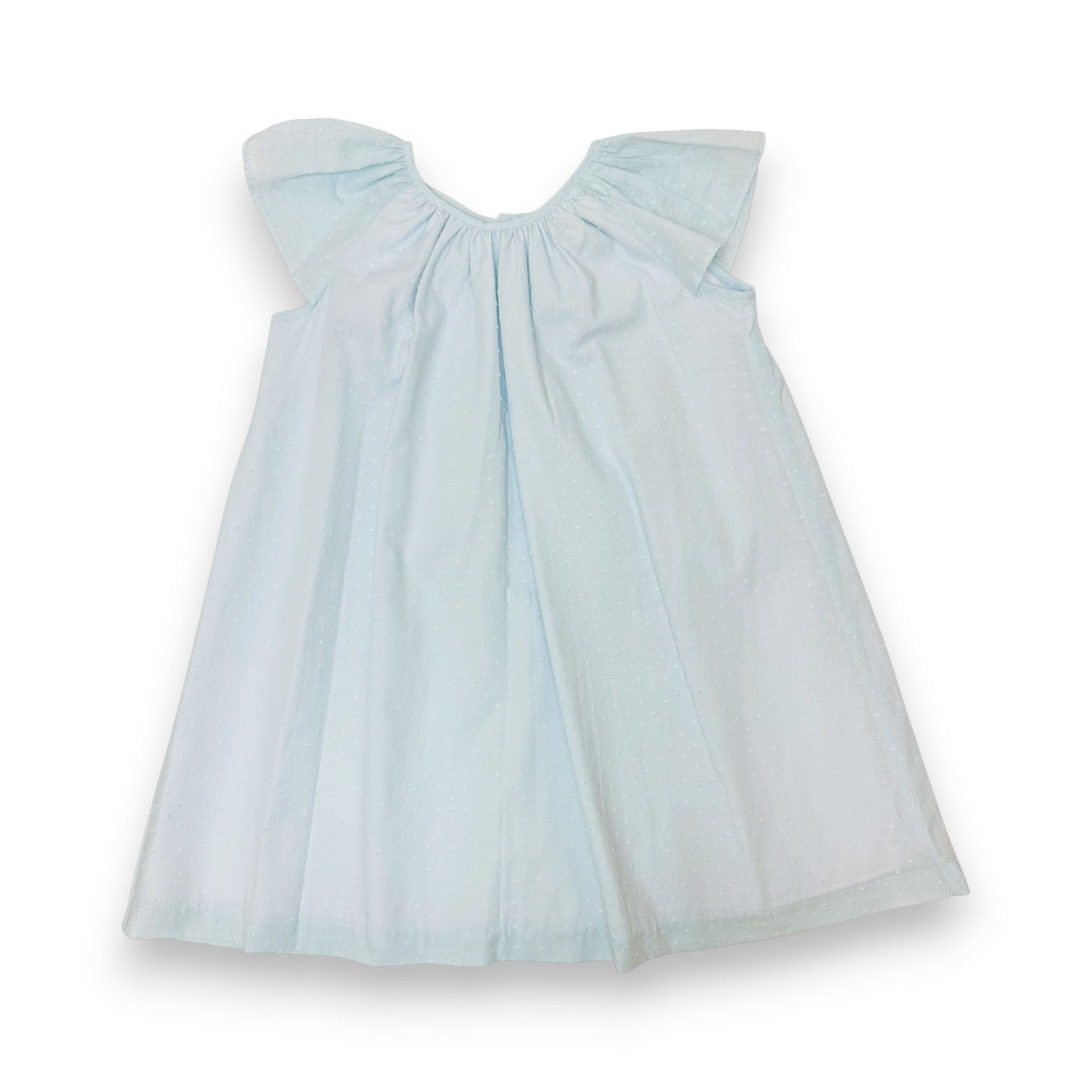 Zuccini Lt Blue Seaside Henley Dress 5303