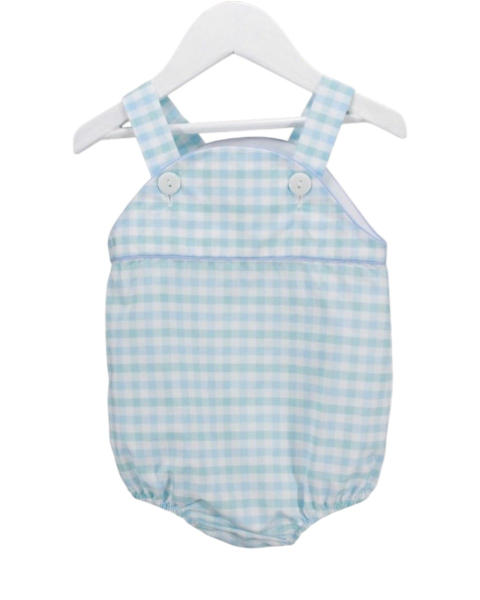 Charming Little One Light Blue Plaid Adam Bubble GQ1874 5303