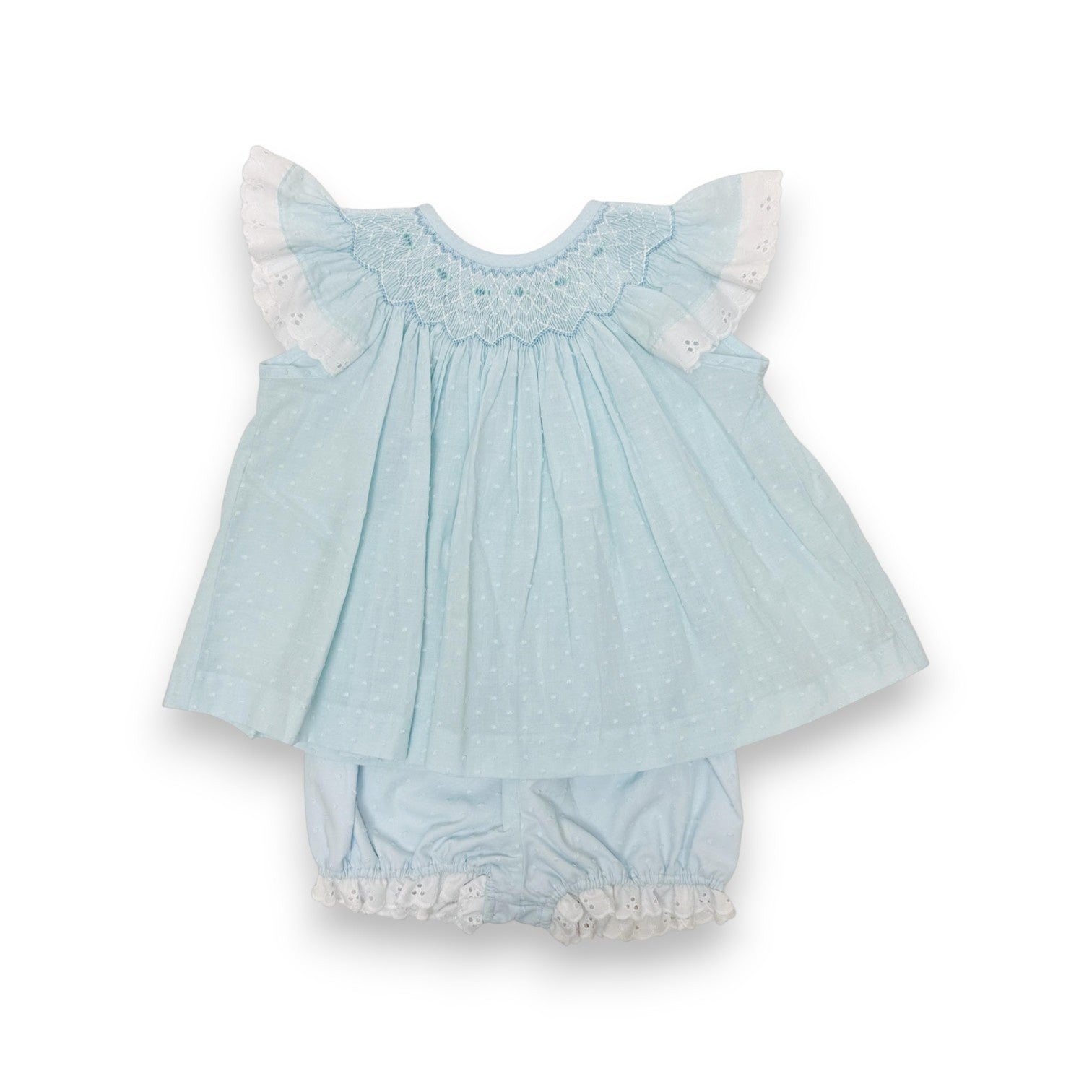 Zuccini Lt Blue Seaside Billie Bishop Bloomer Set 5303
