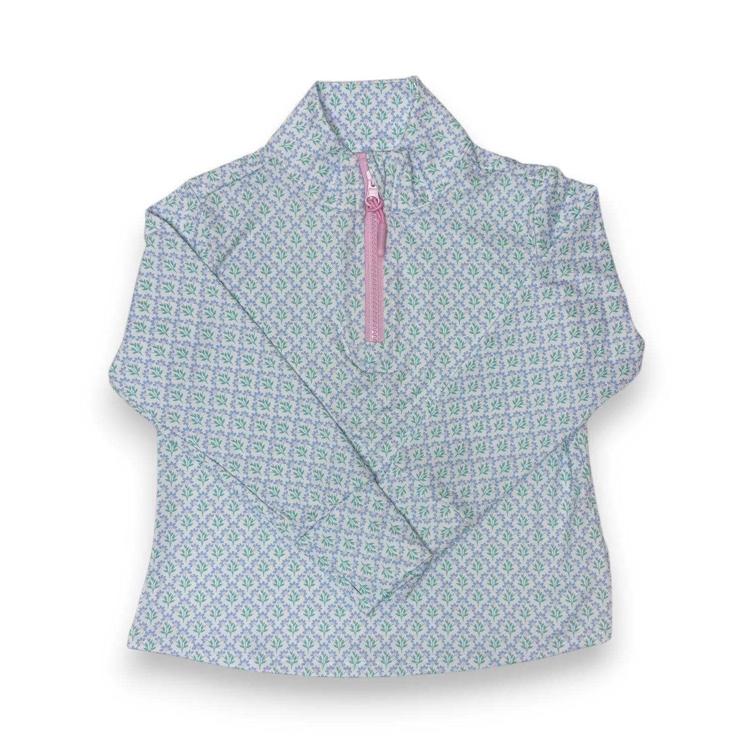 Lila & Hayes Blair Trellis Bloom Blue Pullover