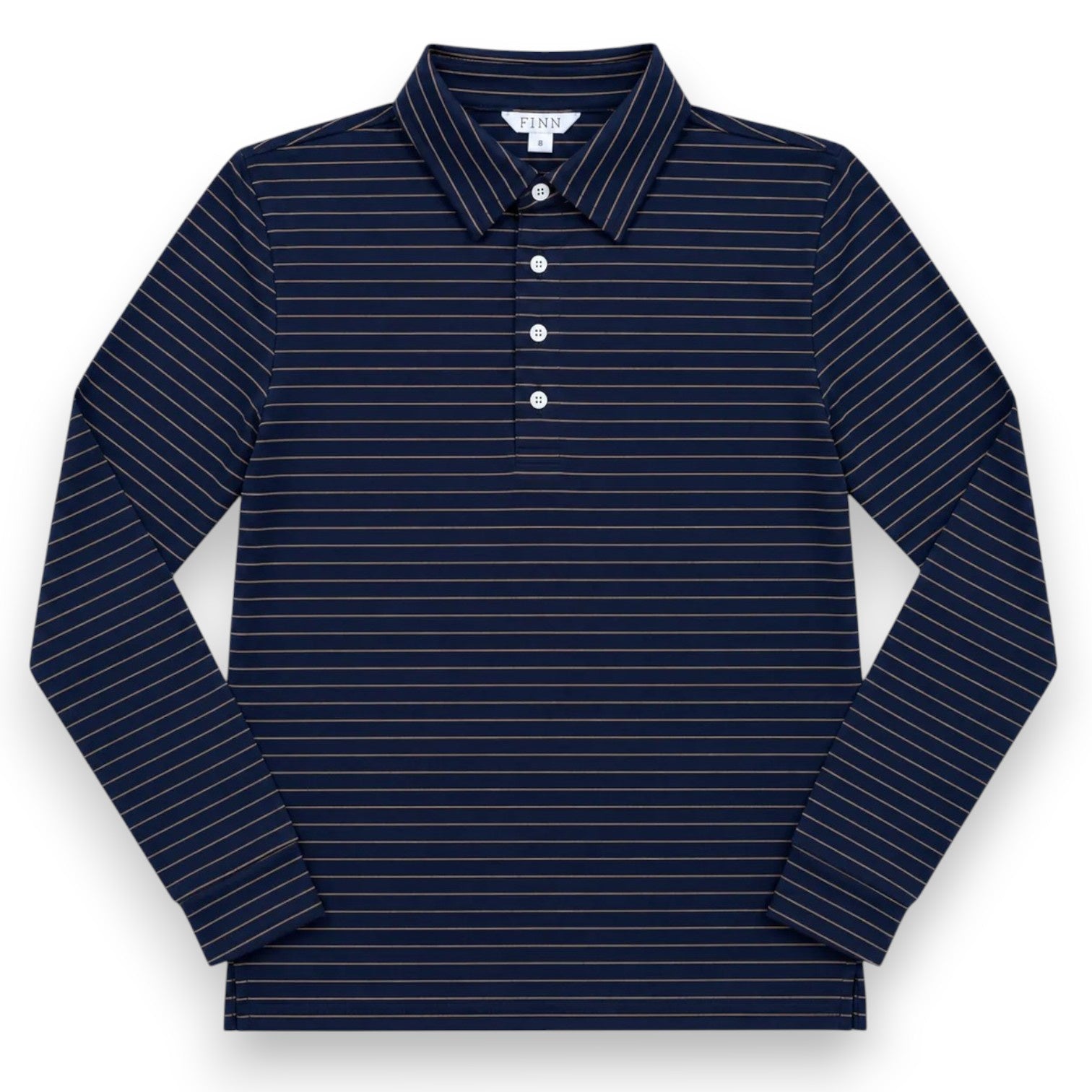 Finn Mariner Long Sleeve Polo Wharf Blue 5308