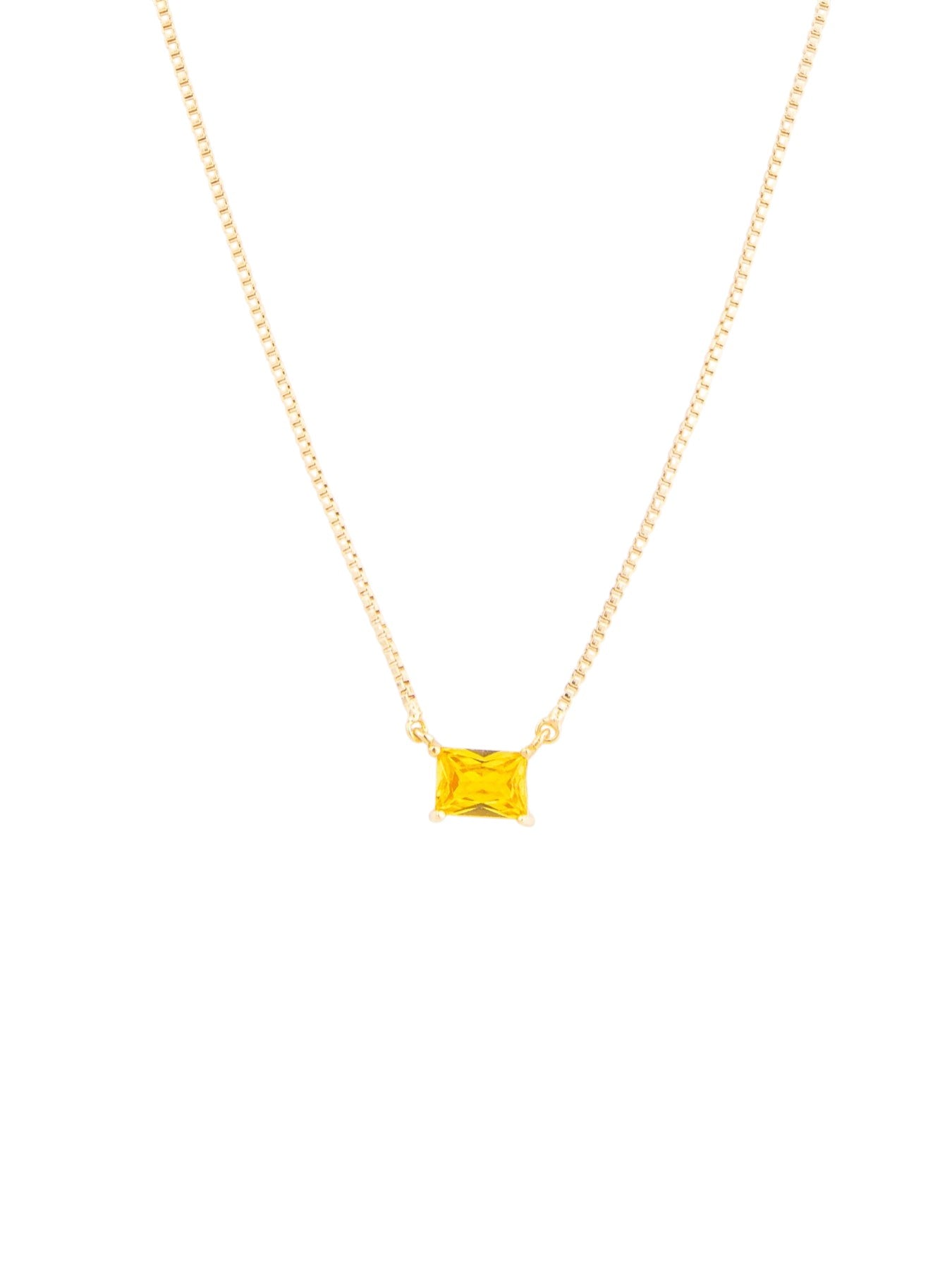 Michelle McDowell MM Girl 18k Gold Plated Birthstone Necklaces
