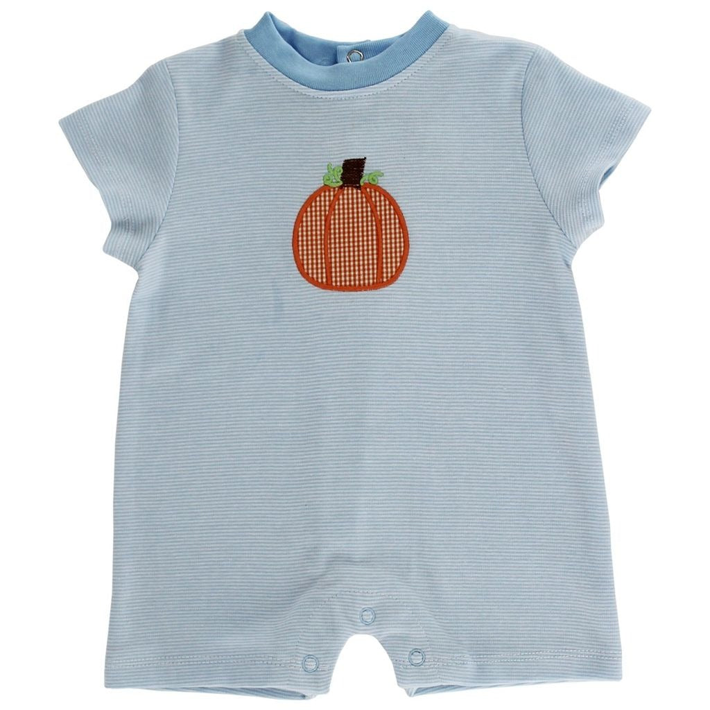 Bailey Boys Lil Pumpkin Patch Short Knit Romper 25513 5207