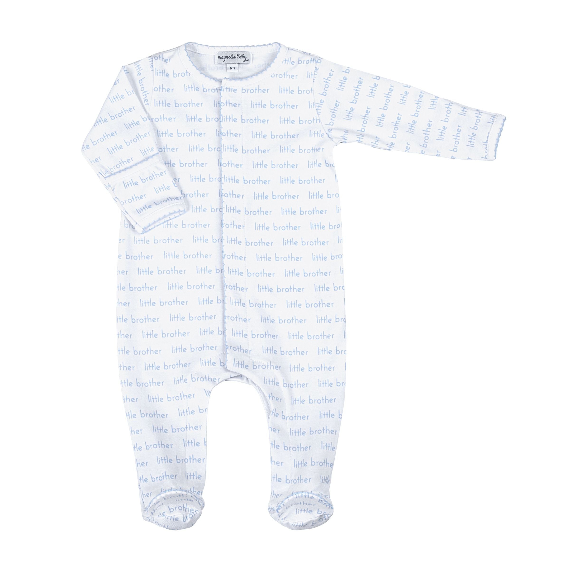 Magnolia Baby Brother and Sister F25 Printed Footie 5107