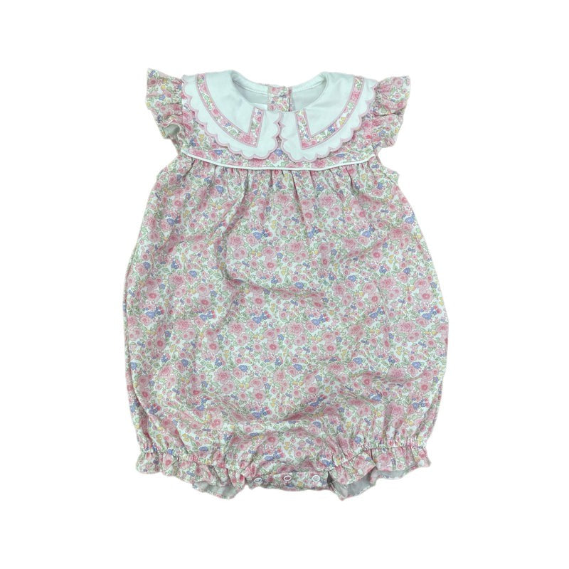 Love George Pink Floral Cotton Bubble 5302