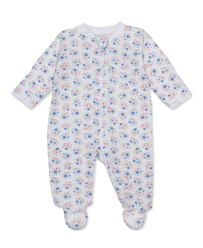 Kissy Kissy PJS Petal Party Footie W/Zip PRT XGQ01104N-K999 5306