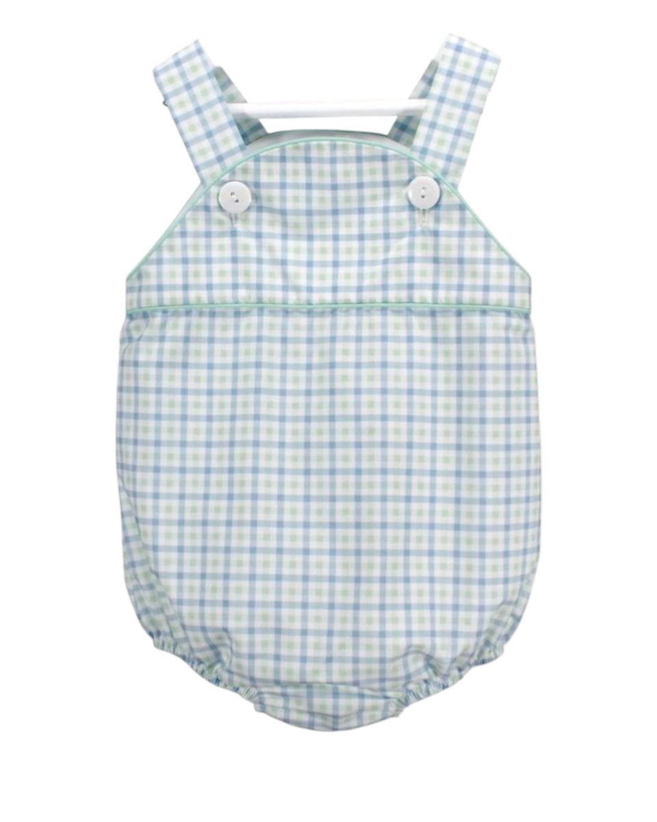 Charming Little One Blue and Green Plaid Adam Bubble GQ1876 5303