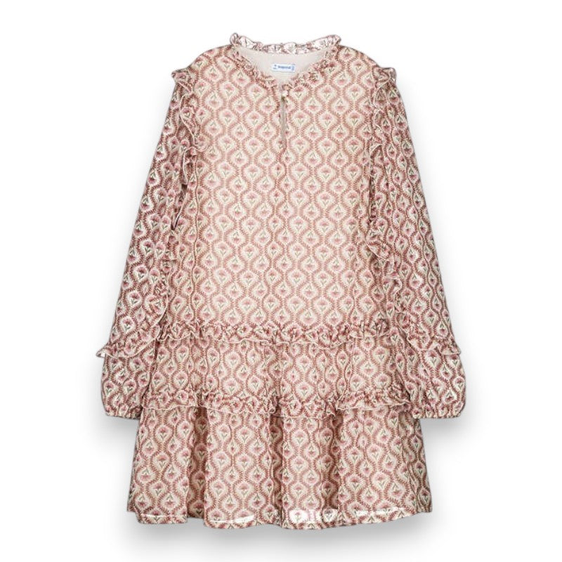 Mayoral Rose Printed Dress 7936 5309