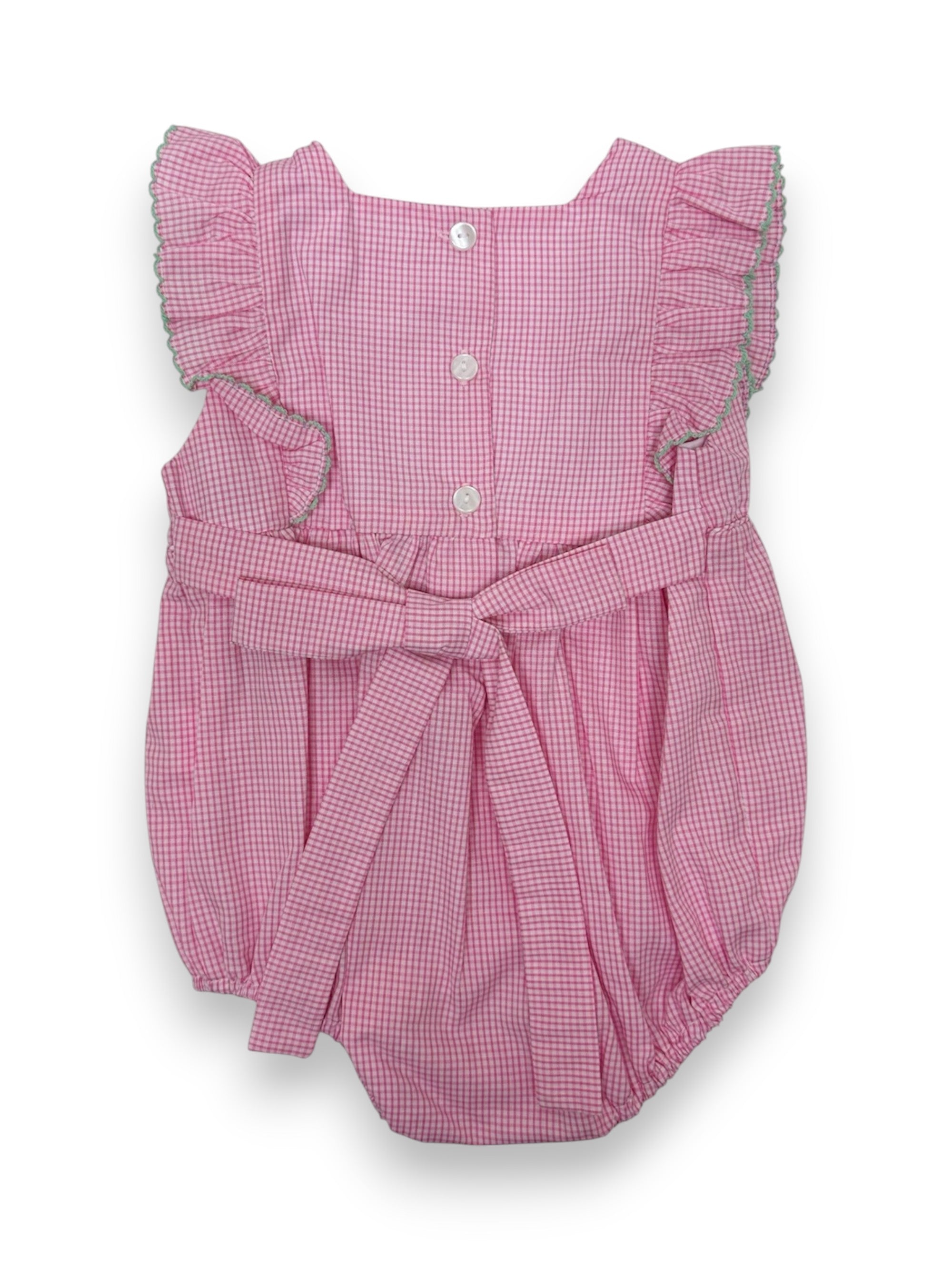 Petit Bebe Sand Pails Girl's Pink Check Girl's Sunbubble 132F-MS26