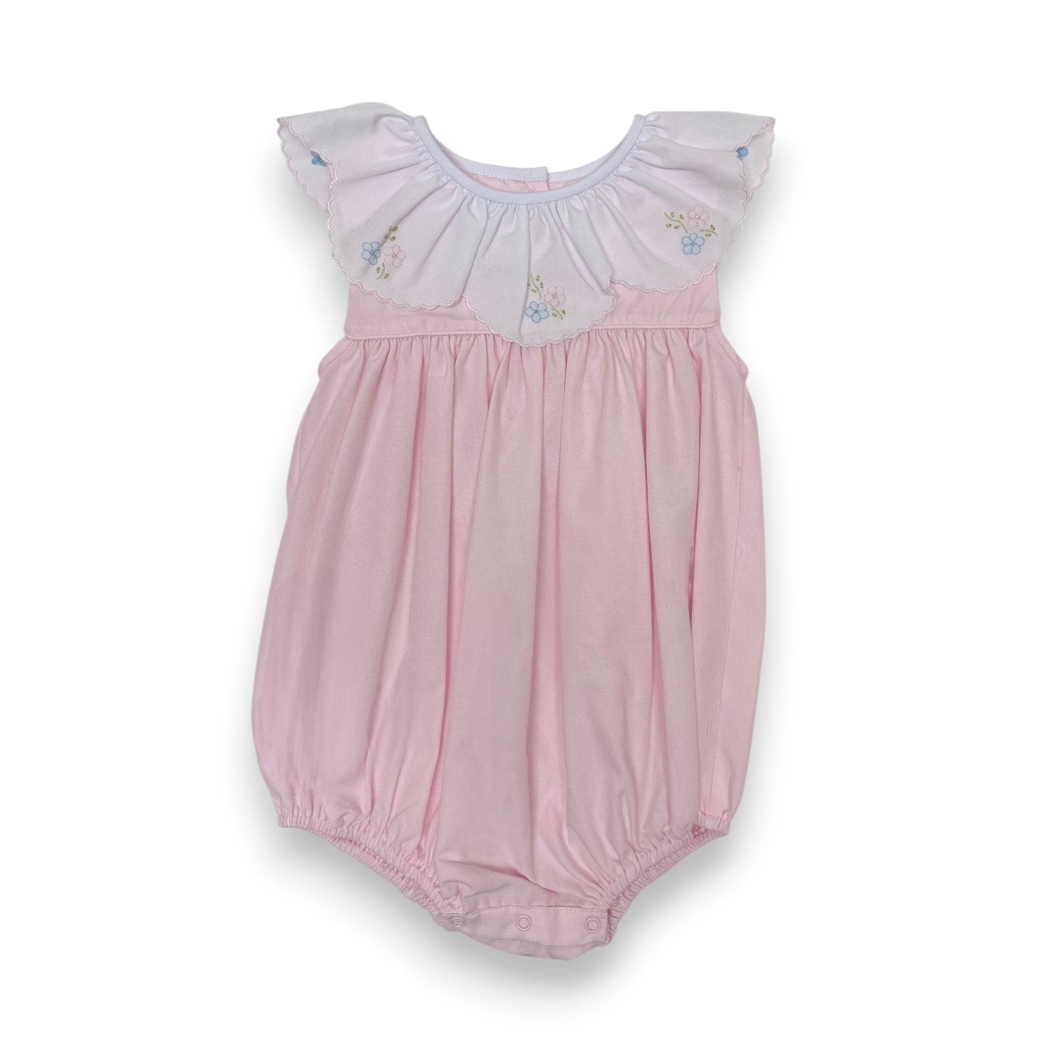 Auraluz Sleeveless Bubble Pink Flower Shadow Emb 643G-PKFLO
