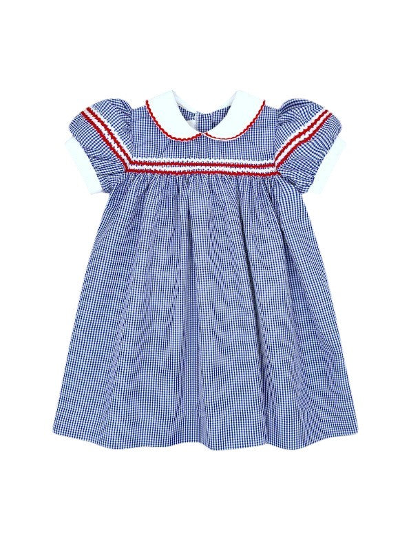 Lullaby Set Kendall Dress Riley Royal Minigingham 5206