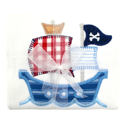 3 Marthas Applique Burp Pad