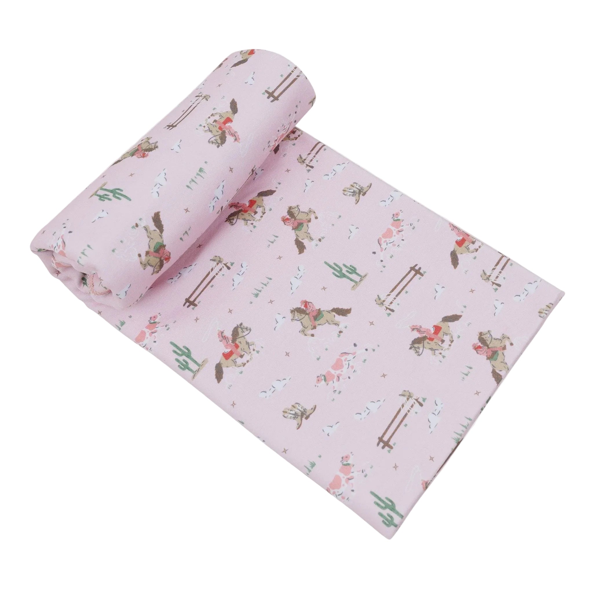 Magnolia Baby Little Wranglers Swaddle Blanket