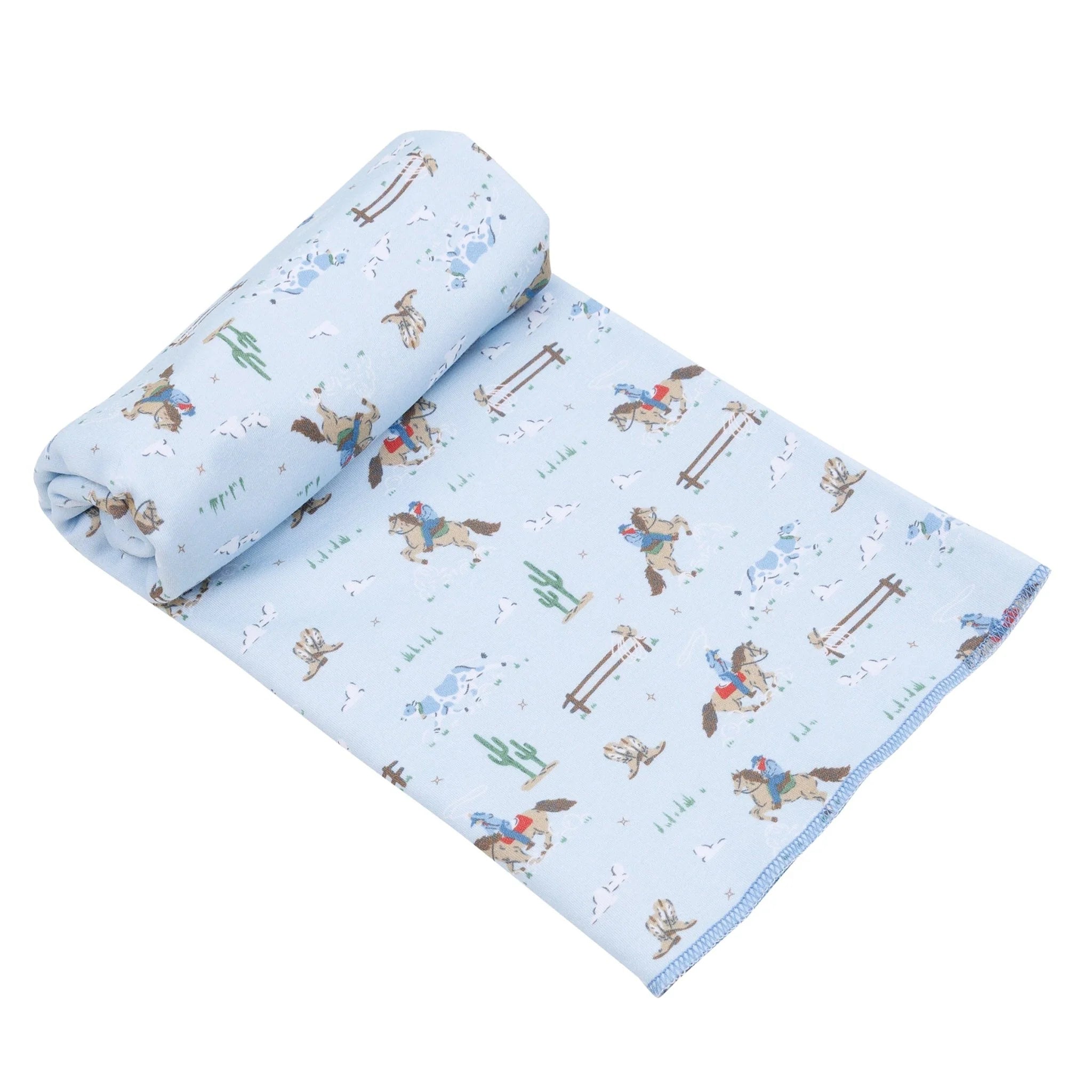 Magnolia Baby Little Wranglers Swaddle Blanket