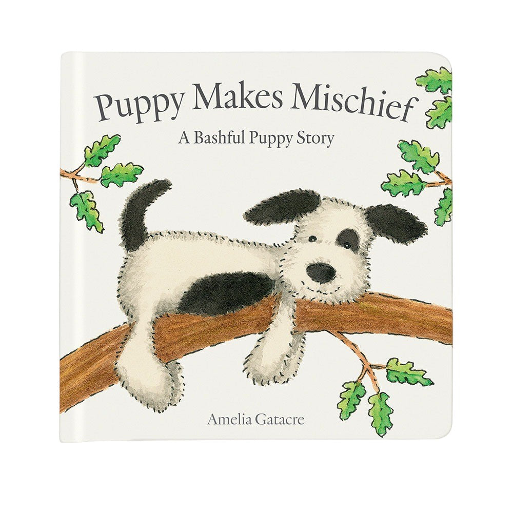 JellyCat Puppy Makes Mischief book