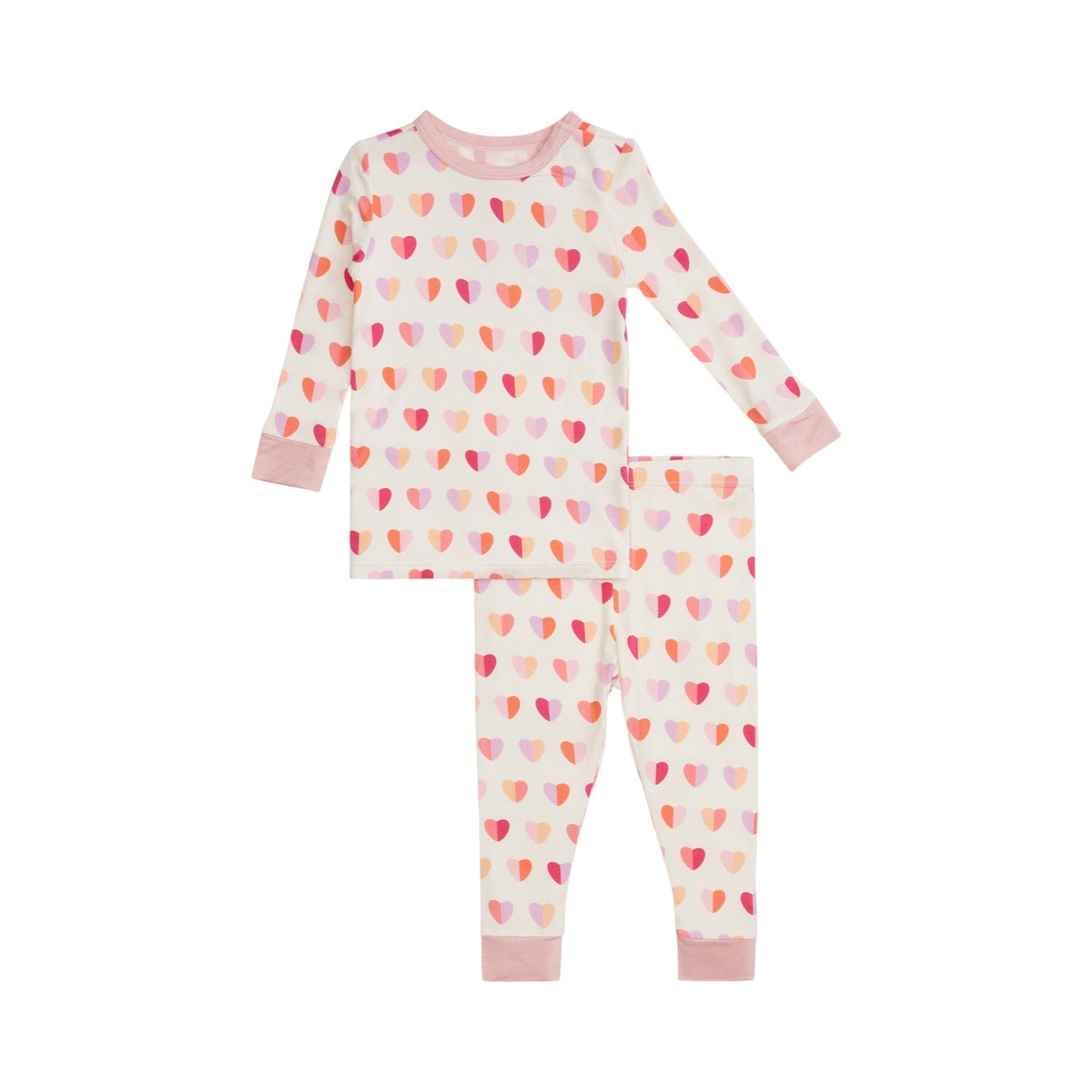Magnetic Me Pink XOXO Modal L/S PJ Set 5210