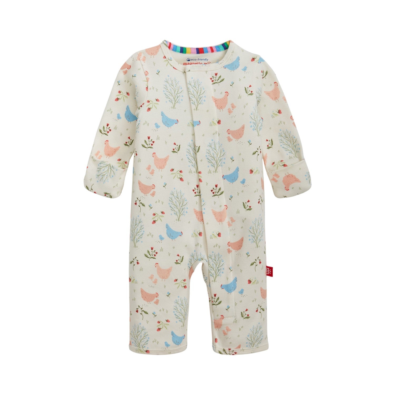 Magnetic Me Chicken Tender Organic Cotton Magnetic Coverall MS600089 5301