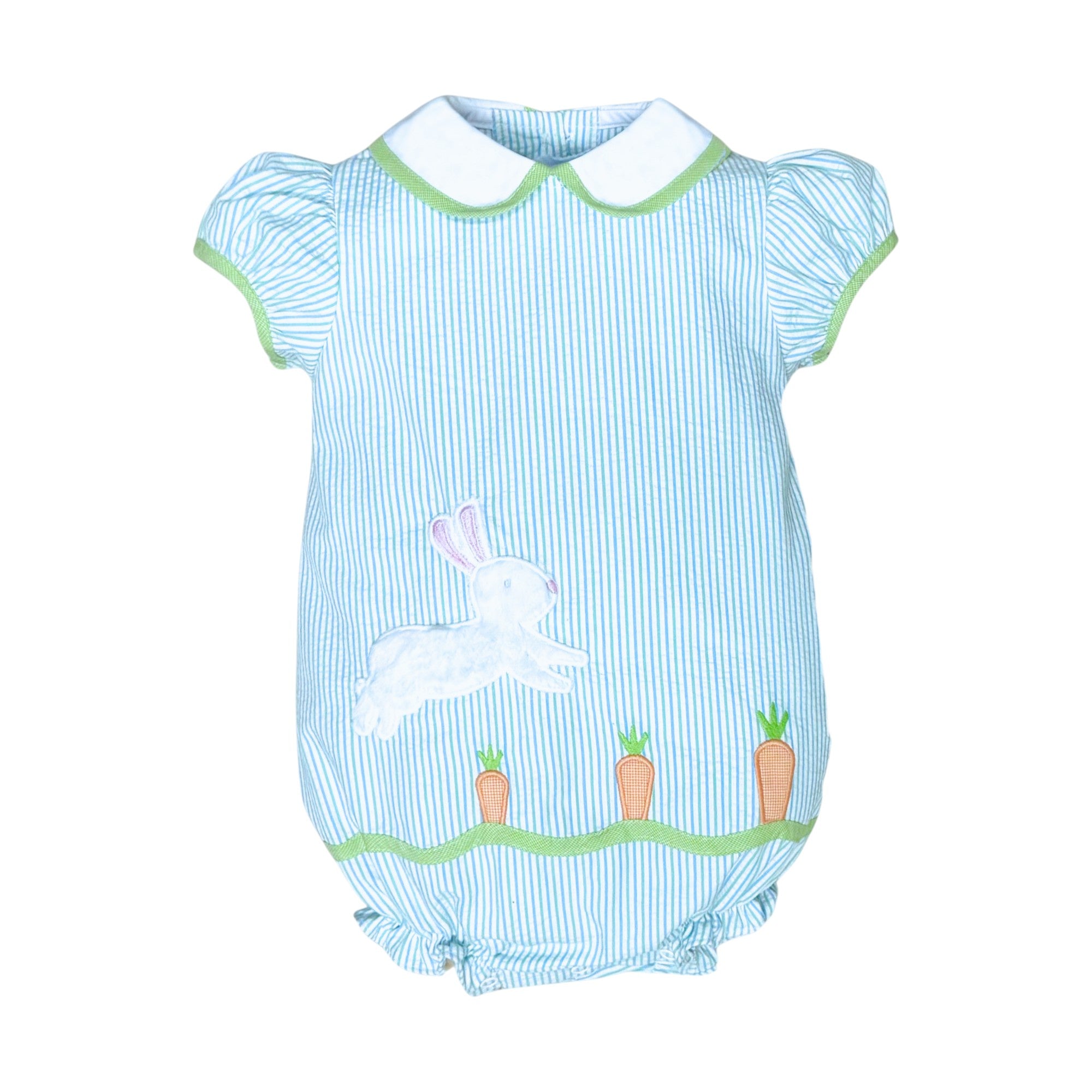 Zuccini Bunny Louisa Bubble Mint Seersucker 5301