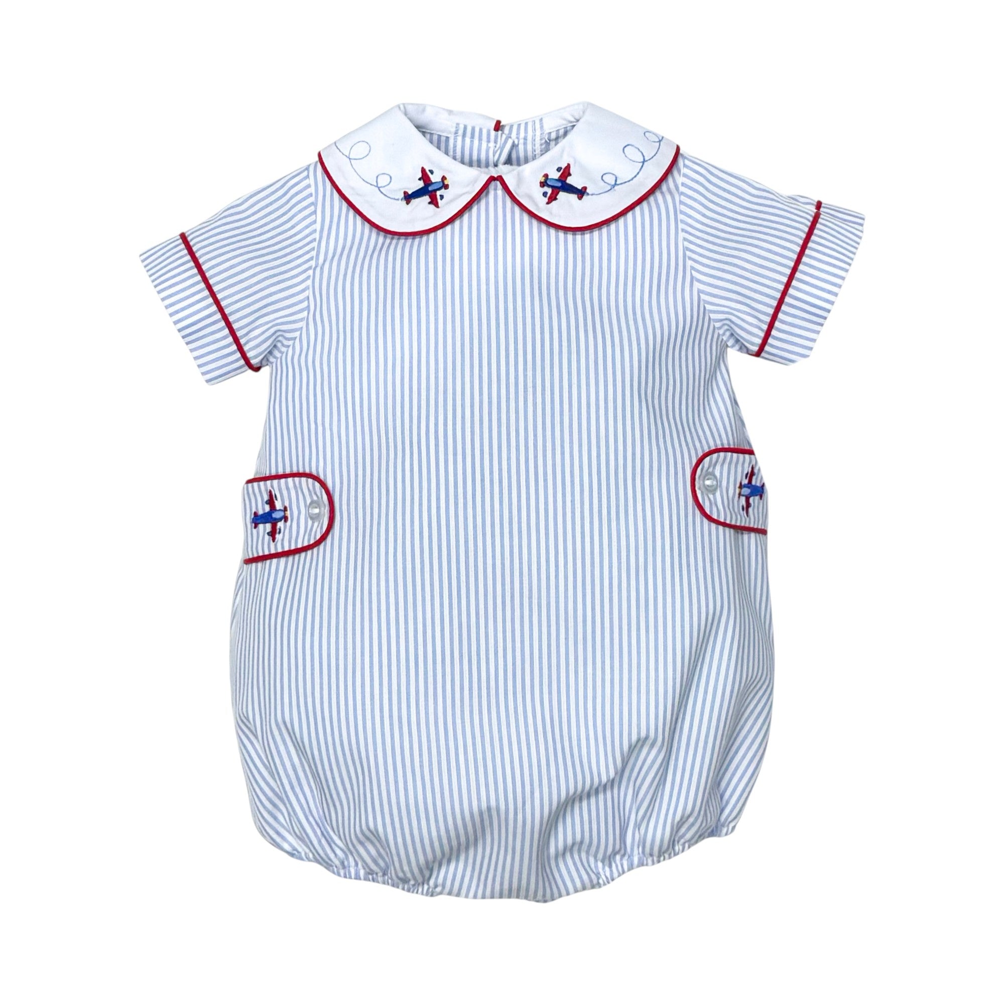 Zuccini Airplane Peter Bubble Lt Blue Sandra Stripe 5301