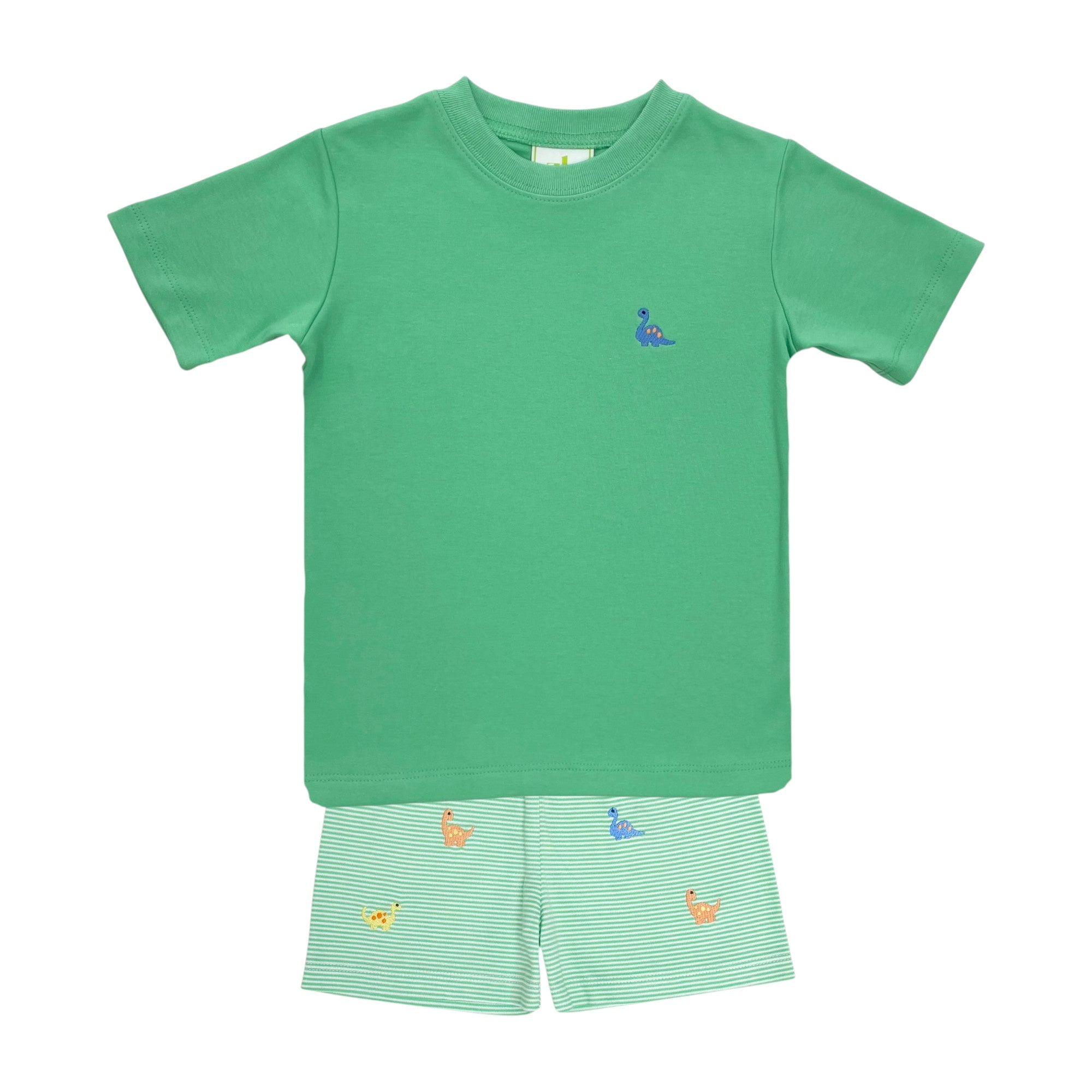 Zuccini Dino Harry's Play Tee Covington Green Knit & Leo Short 5301