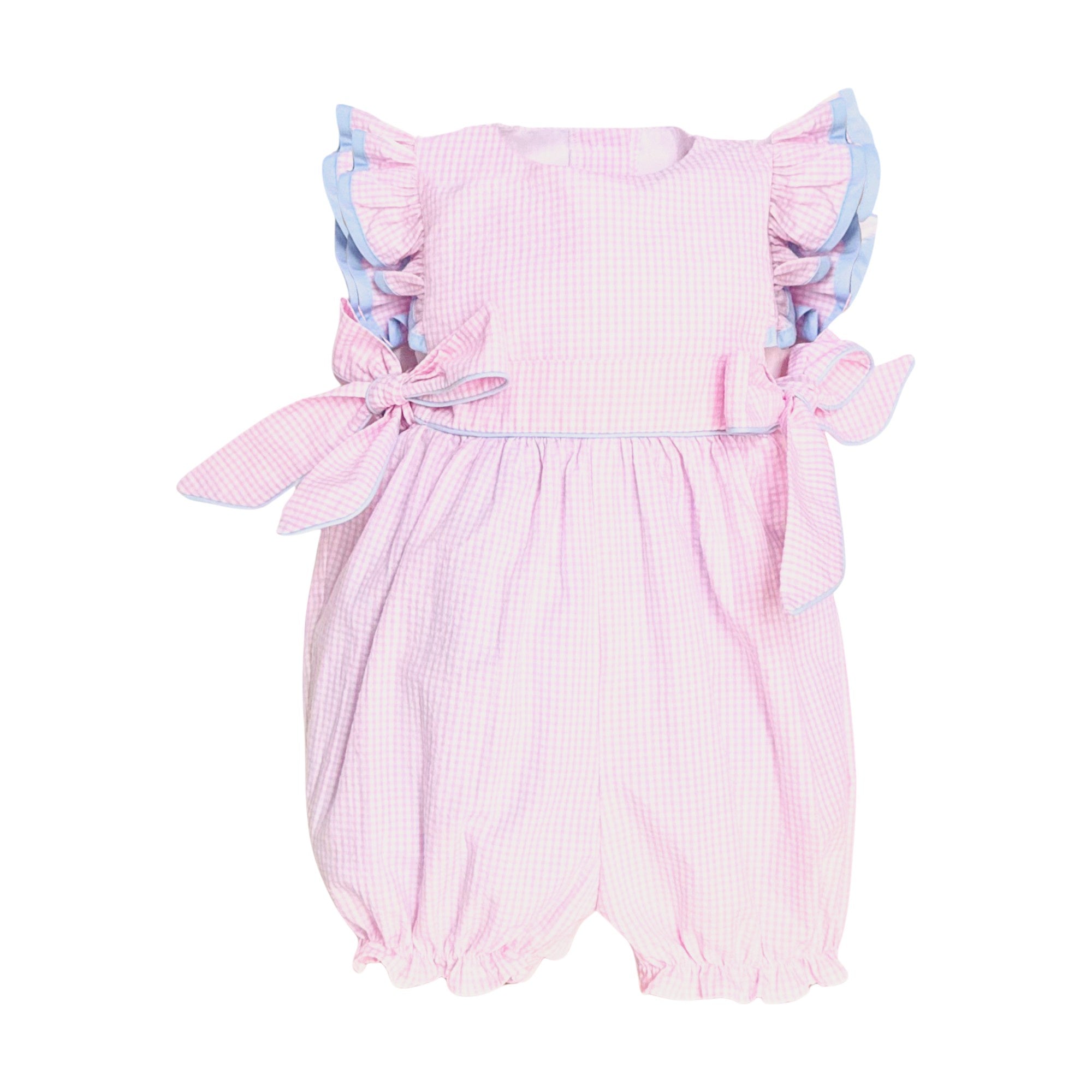 Zuccini Nova Bubble W/Lt Blue, Pink Mini Gingham 5301