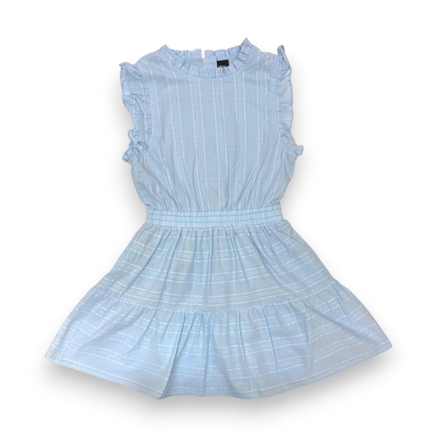 Little Olin Ruffle Shoulder Sleeveless Dress A11