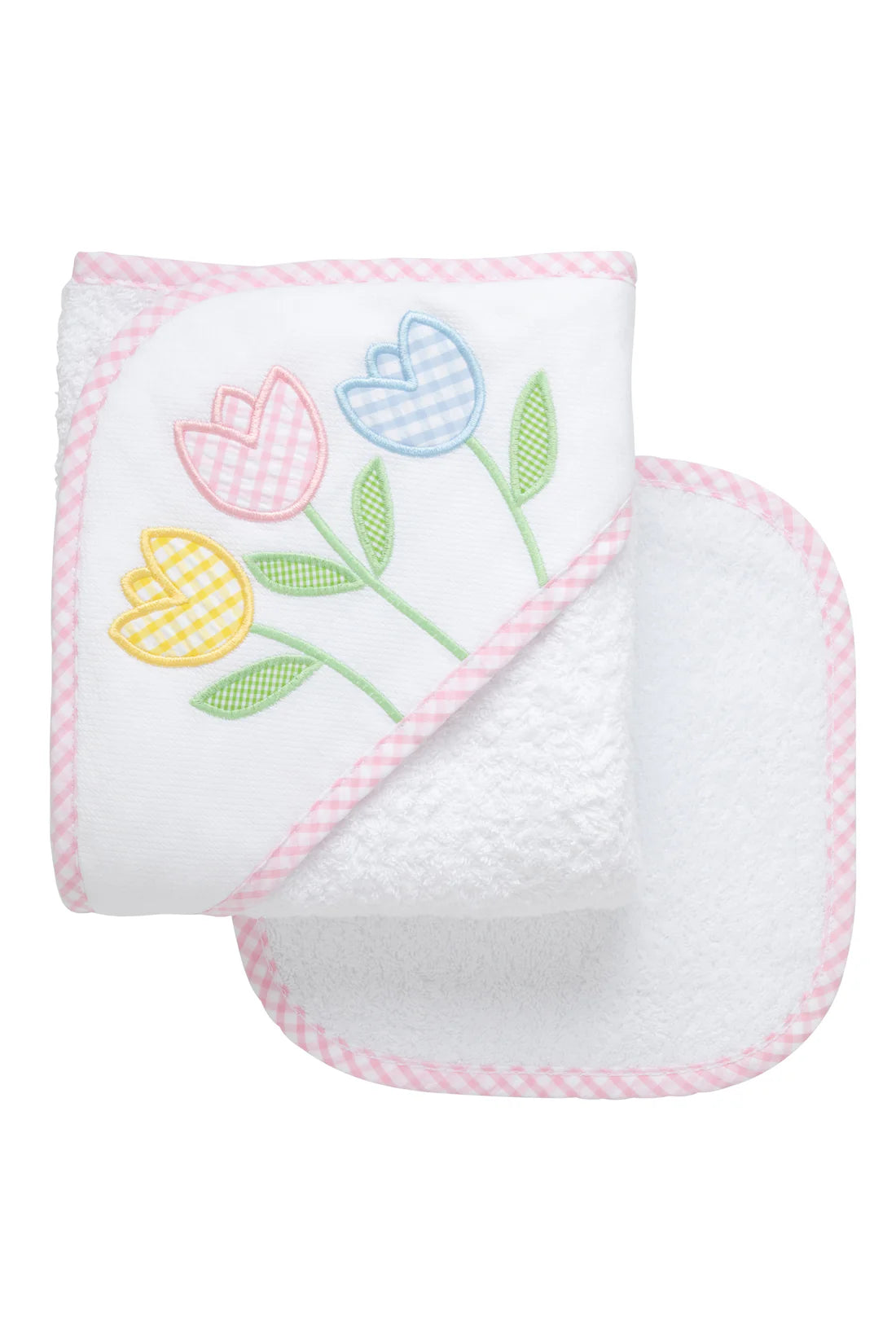 3 Marthas applique hooded towel set NEW