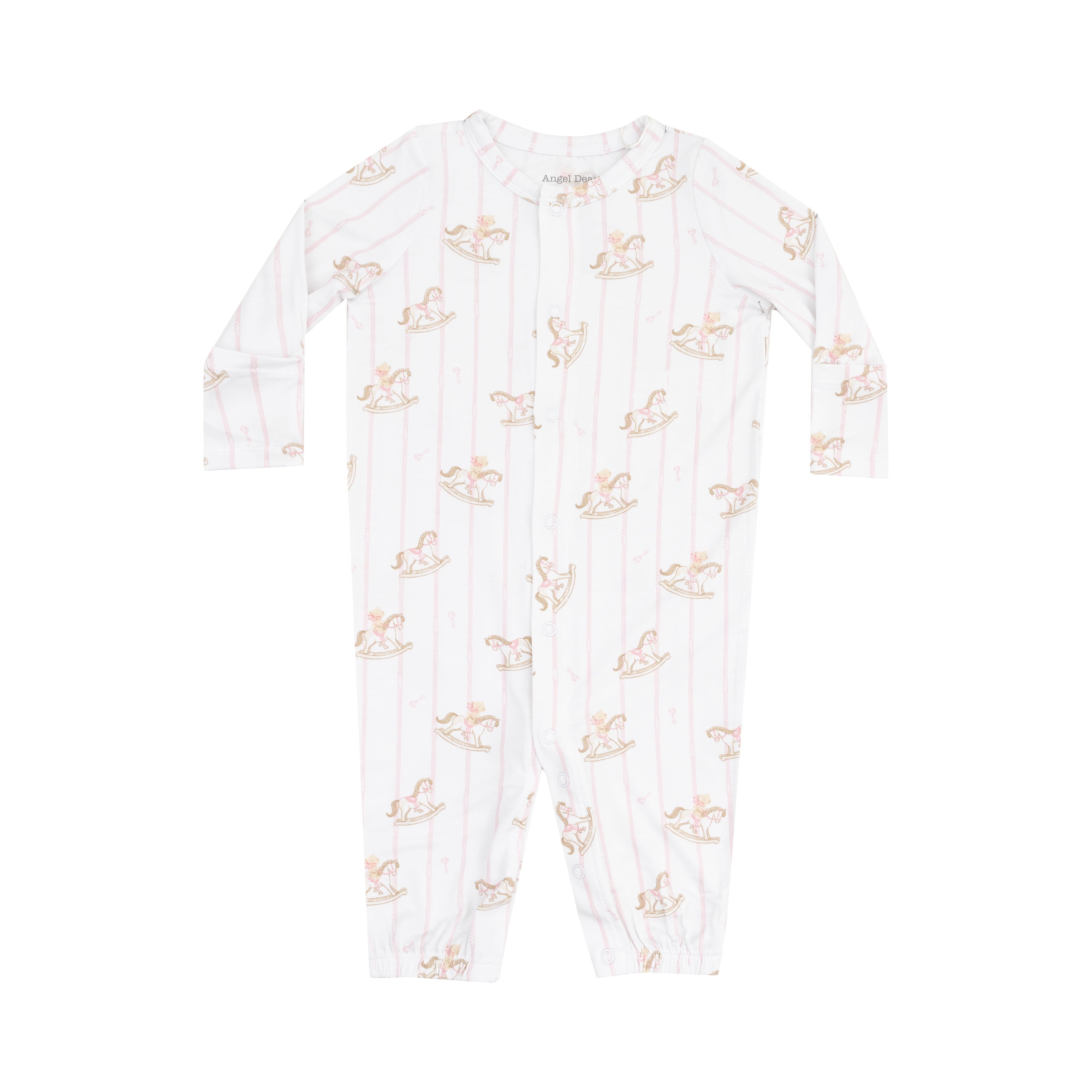 Angel Dear Vintage Rocking Horse Convertible Gown 0/3m 5202