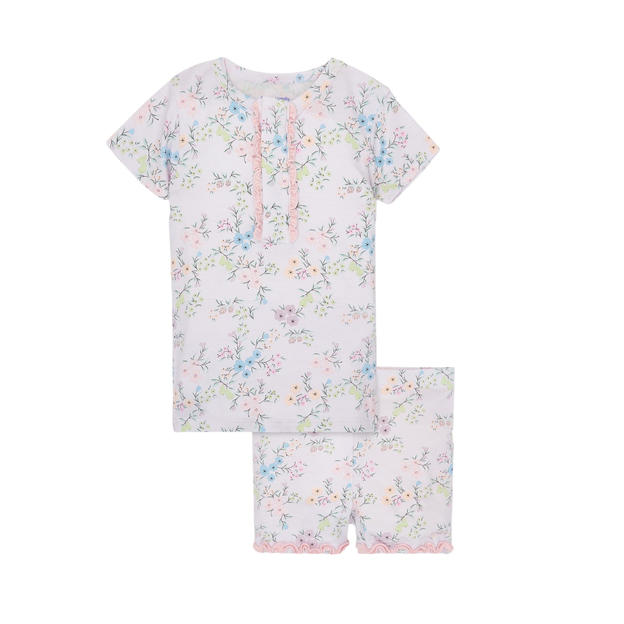 Magnetic Me Emily Modal S/S Short PJ W/Ruffle 5202