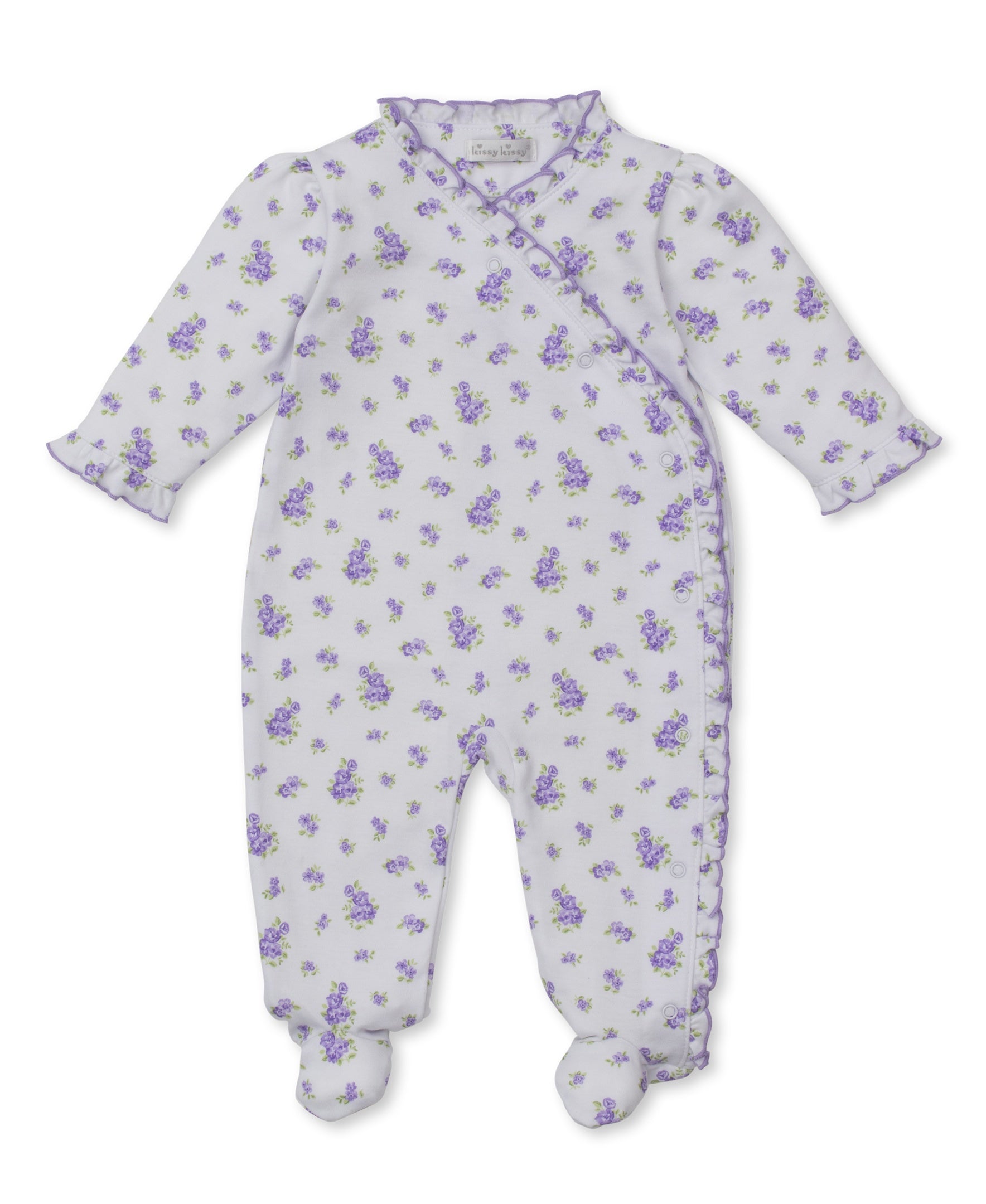 Kissy Kissy Roses and Blooms Footie PRT Lilac KGQ12483N-K531 5207